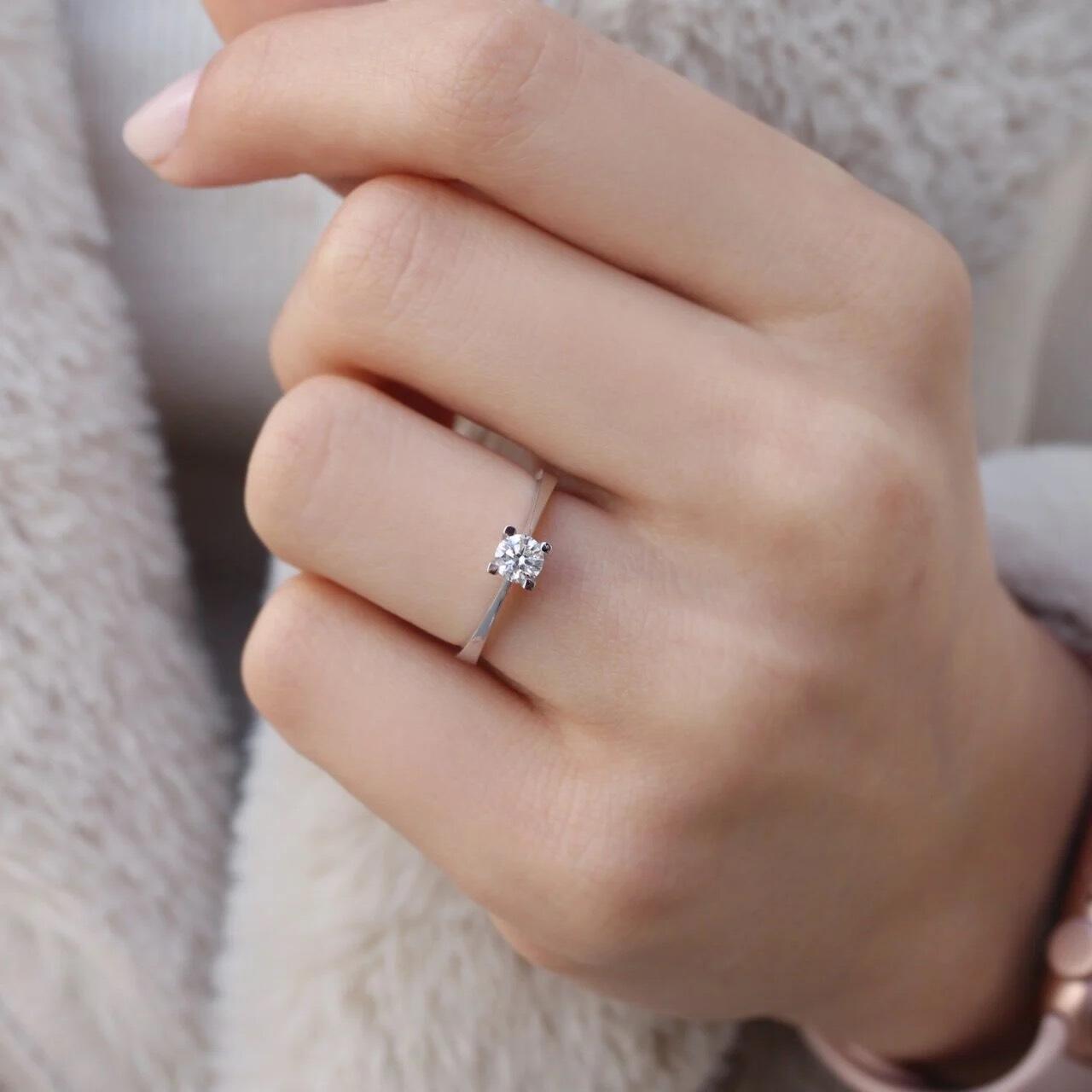 0,30 Karat Diamant Solitärring