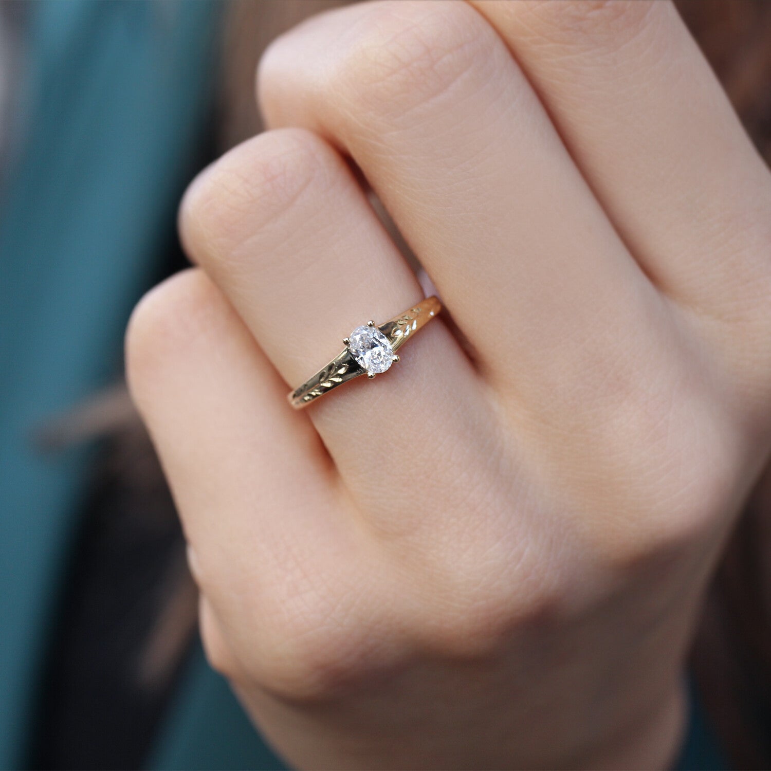 0.30 Karat Vintage Kate Design Diamantring