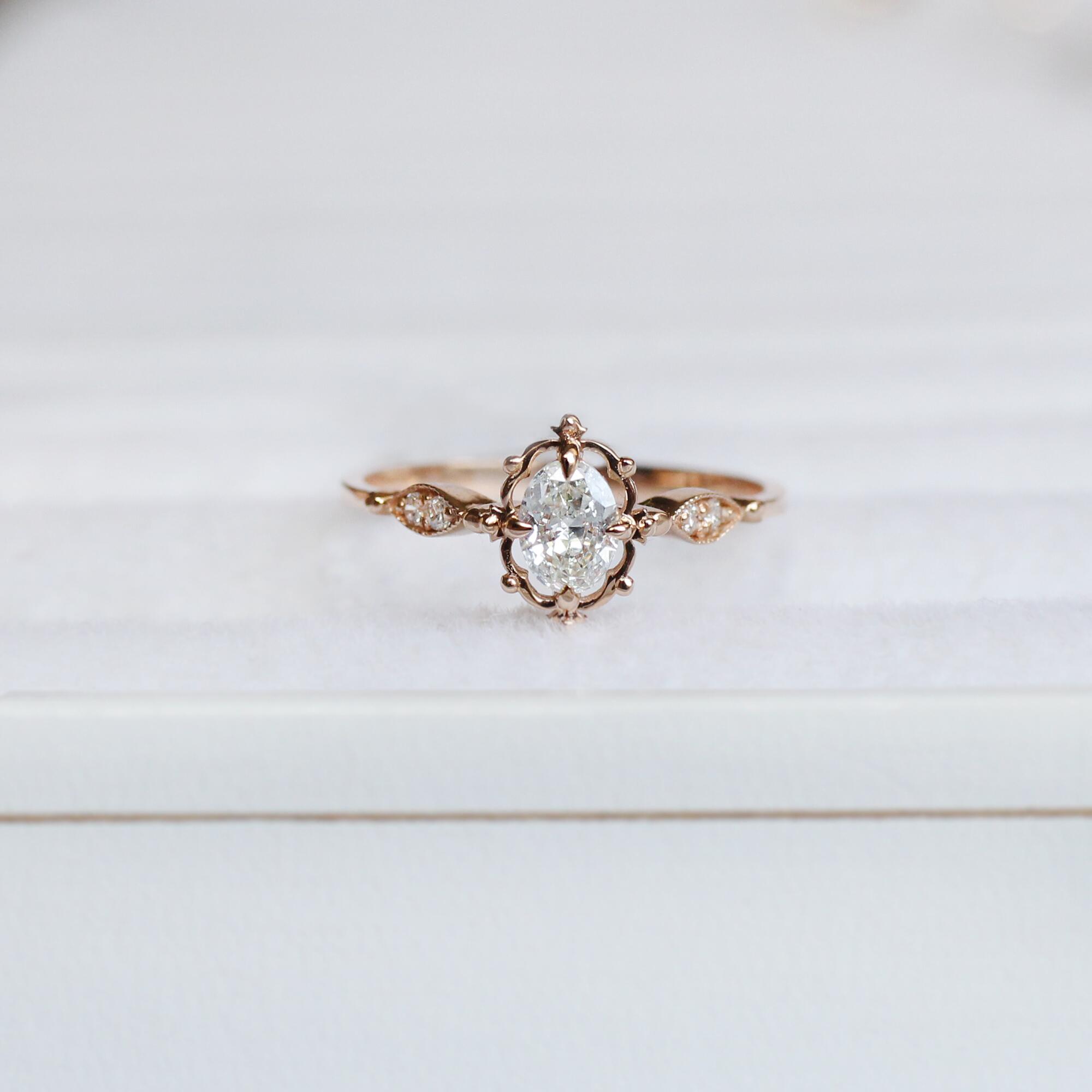 0,35 Karat Vintage Aria Design Diamantring