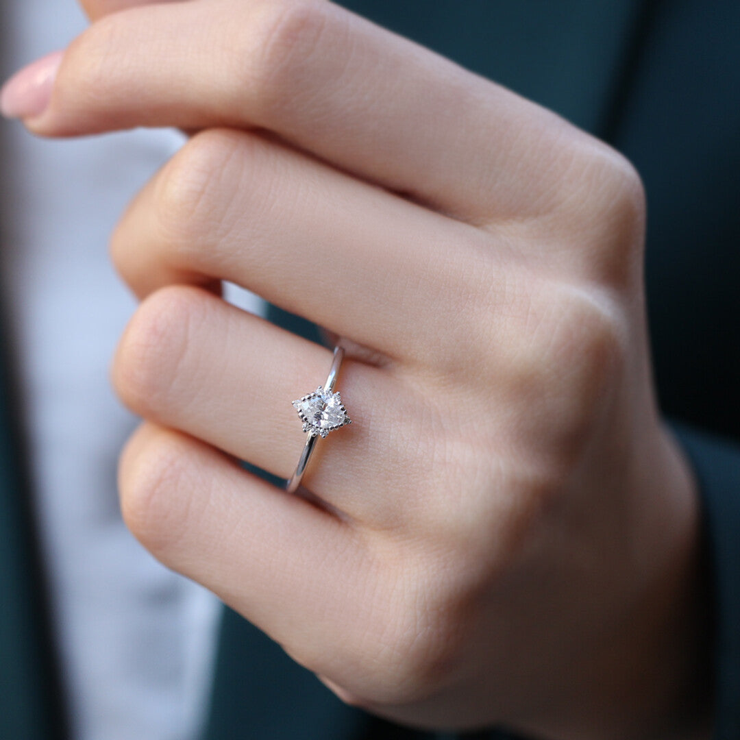0,35 Karat Vintage Elis Diamantring