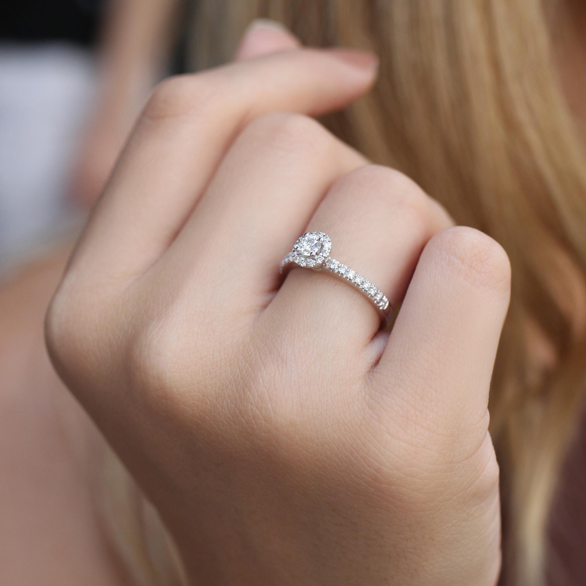 0.45 Carat Solitaire Diamond Ring
