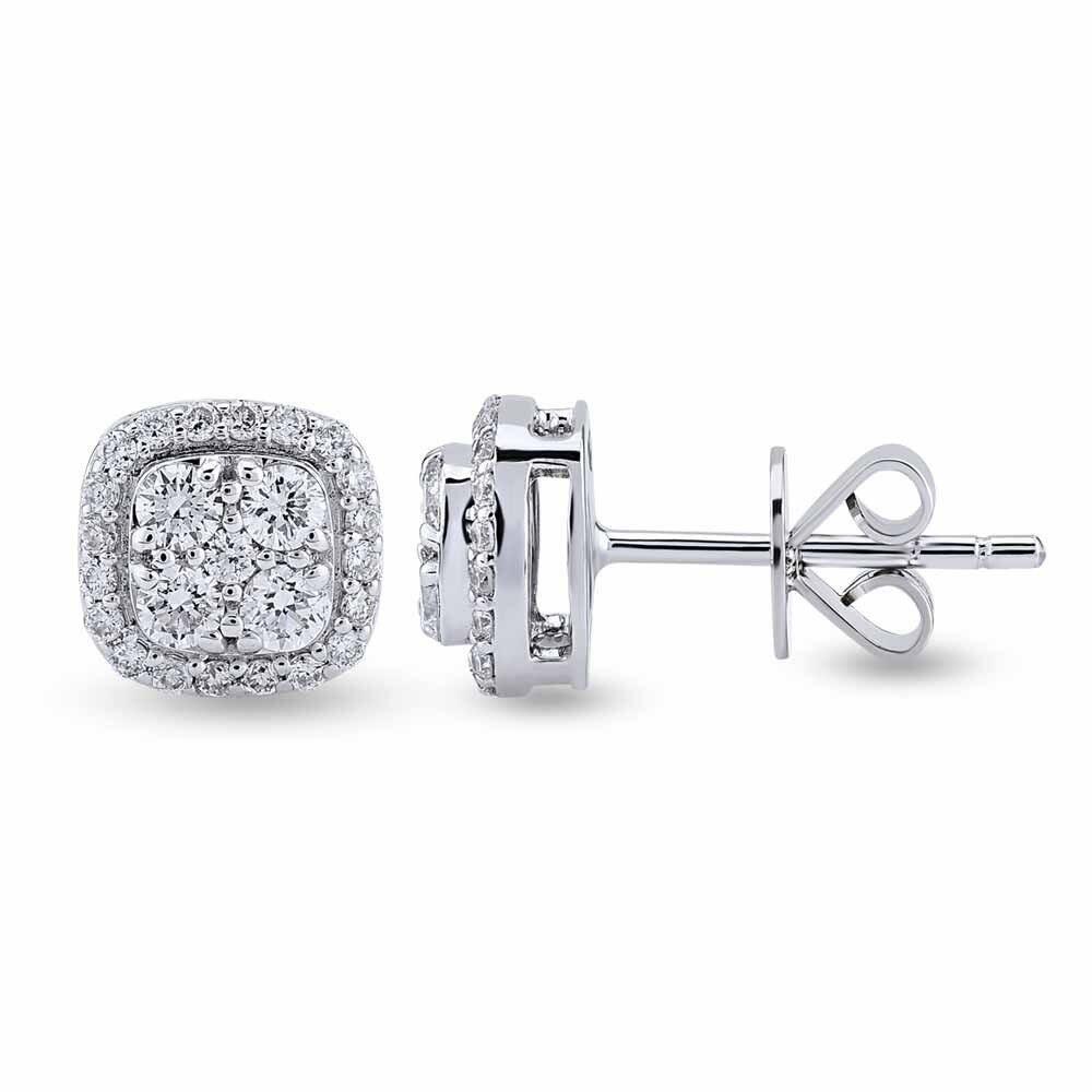 0.45 Carat Designer Diamond Earrings