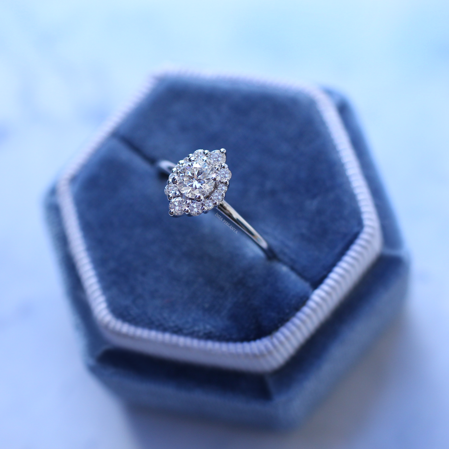 0.50 Karat Vintage Lina Design Diamantring