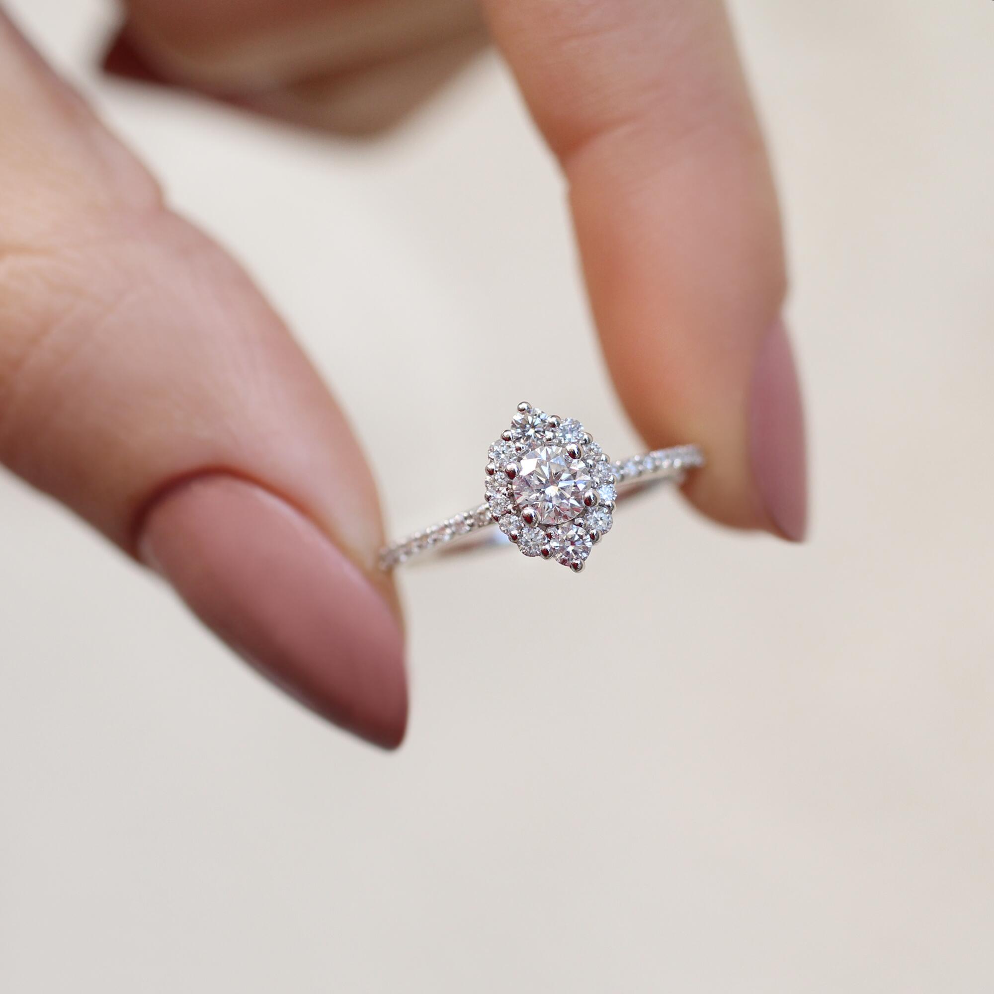 0.60 Carat Vintage Lina Design Diamond Ring