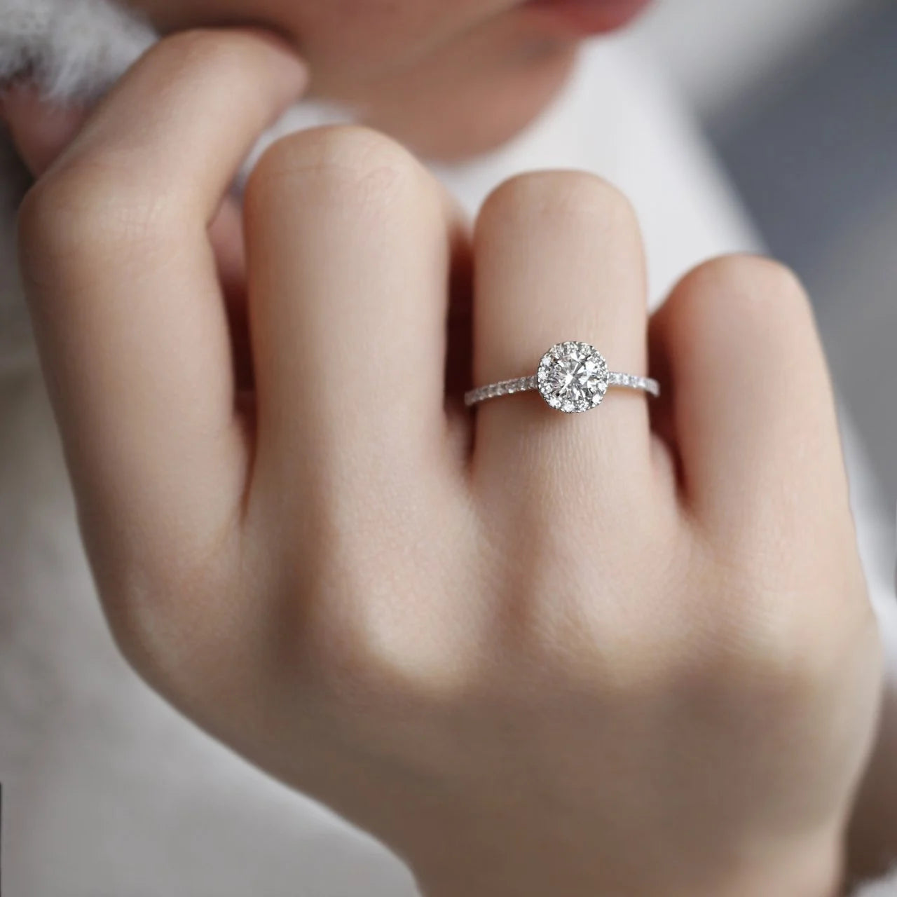 0.65 Carat Custom Design Solitaire Diamond Ring