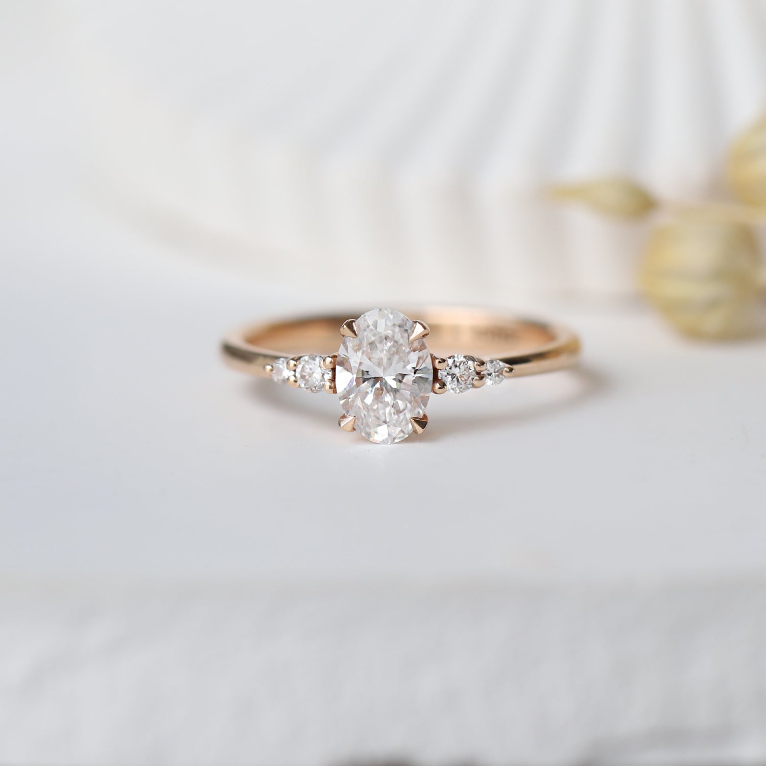 0.80 Carat D SI2 GIA Certified Vintage Design Diamond Ring