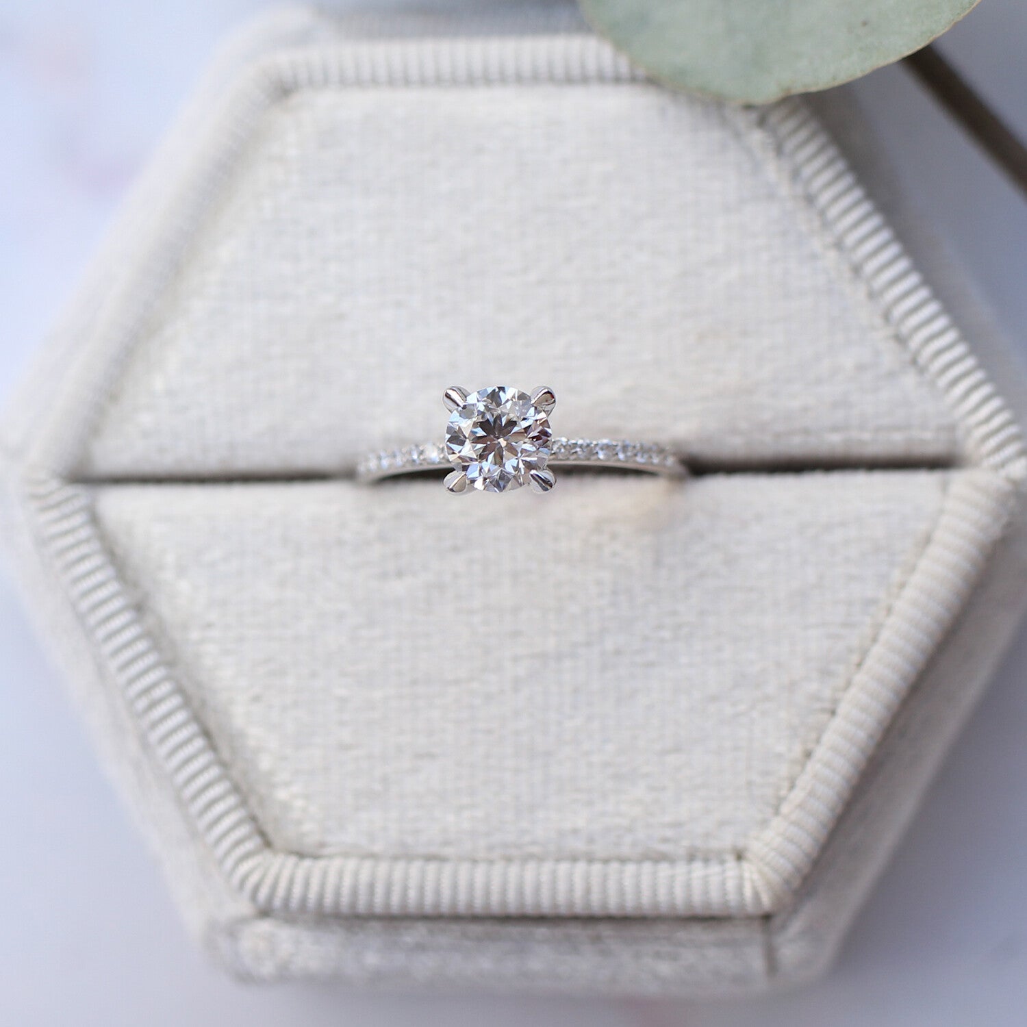 0.80 Carat Solitaire Diamond Ring
