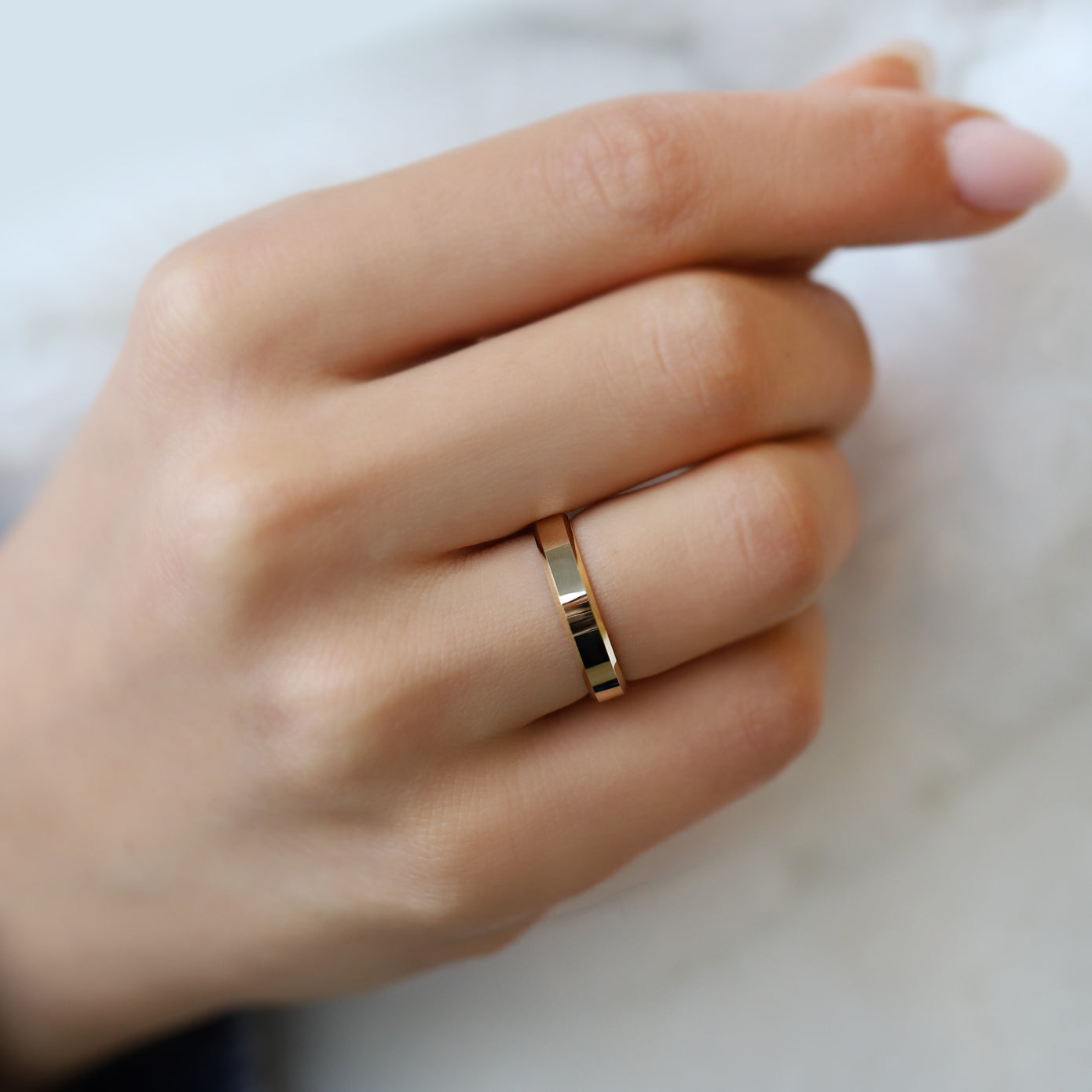 14 Karat Gold Klassischer Ehering