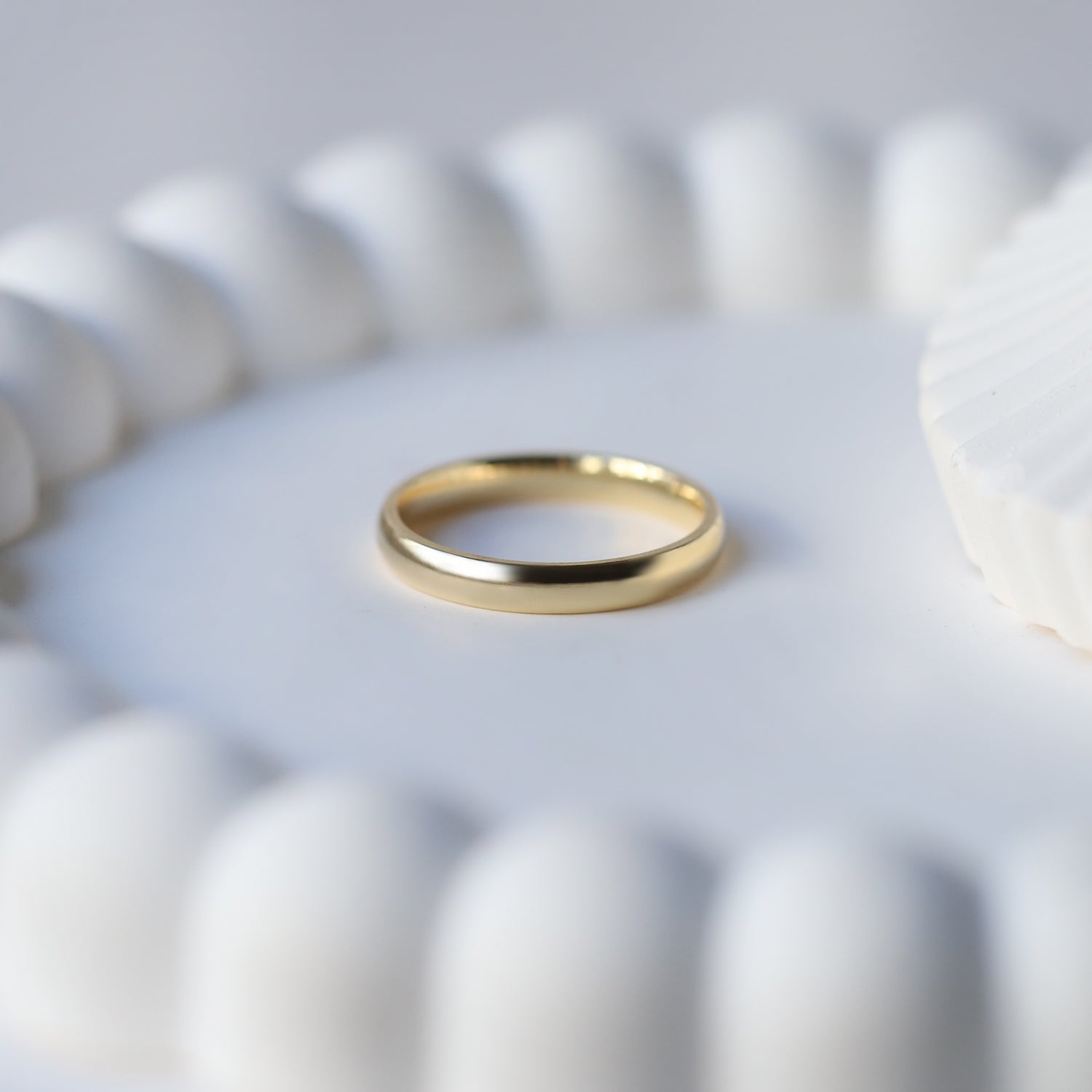 14 Karat Gold Klassischer Ehering