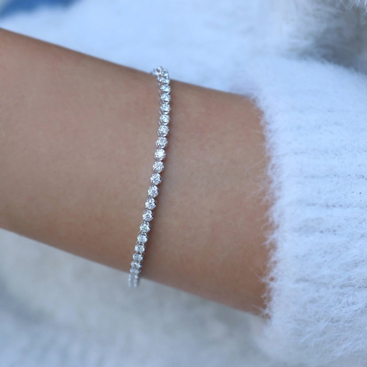 2.30 Carat Diamond Tennis Bracelet