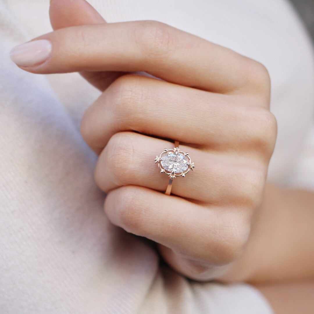 2.00 Karat GIA-zertifizierter Vintage-Designer-Ring mit Aria-Diamant