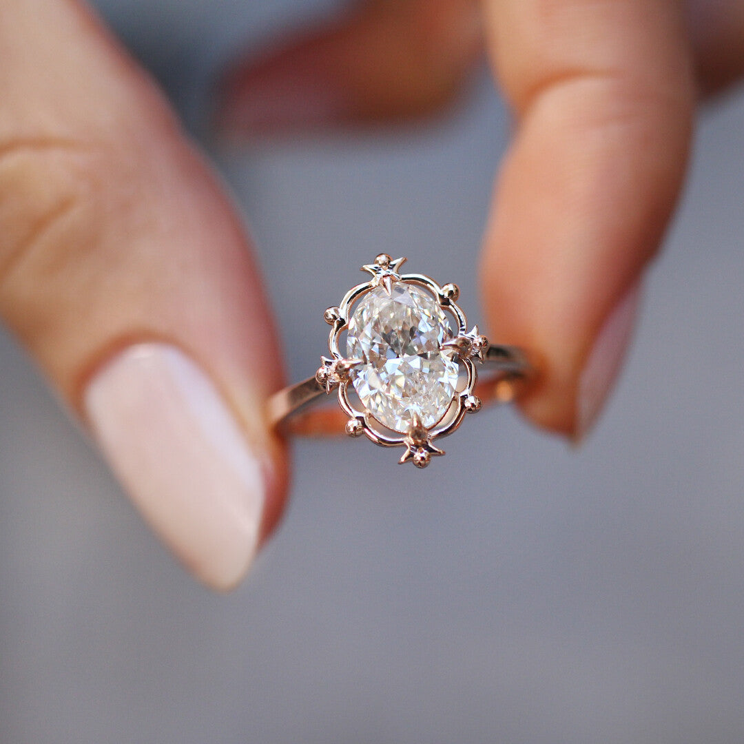 2.00 Karat GIA-zertifizierter Vintage-Designer-Ring mit Aria-Diamant