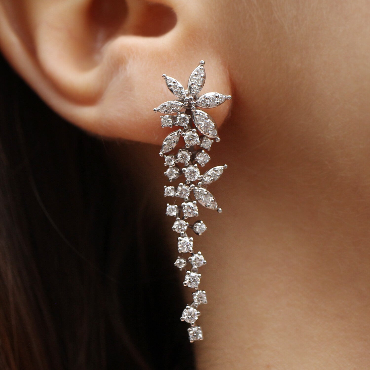 2,00 Karat Diamantohrring