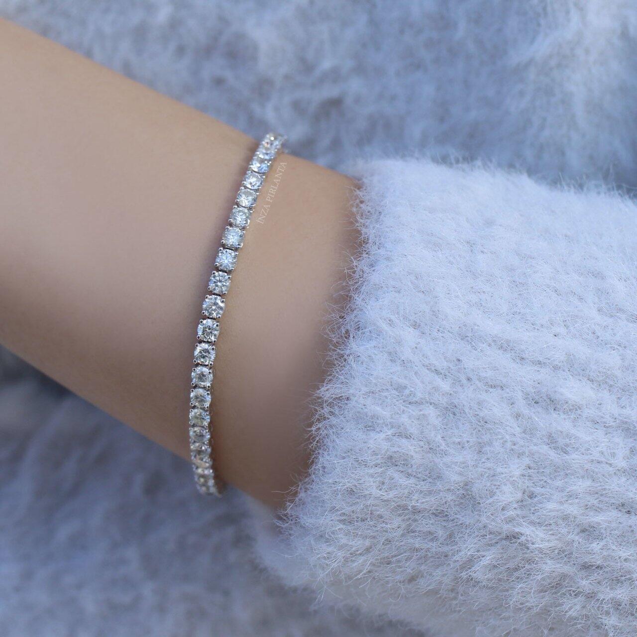 6.00 Carat Diamond River Bracelet