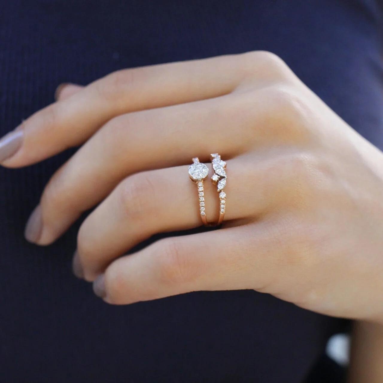 0.60 Carat Custom Design Diamond Ring
