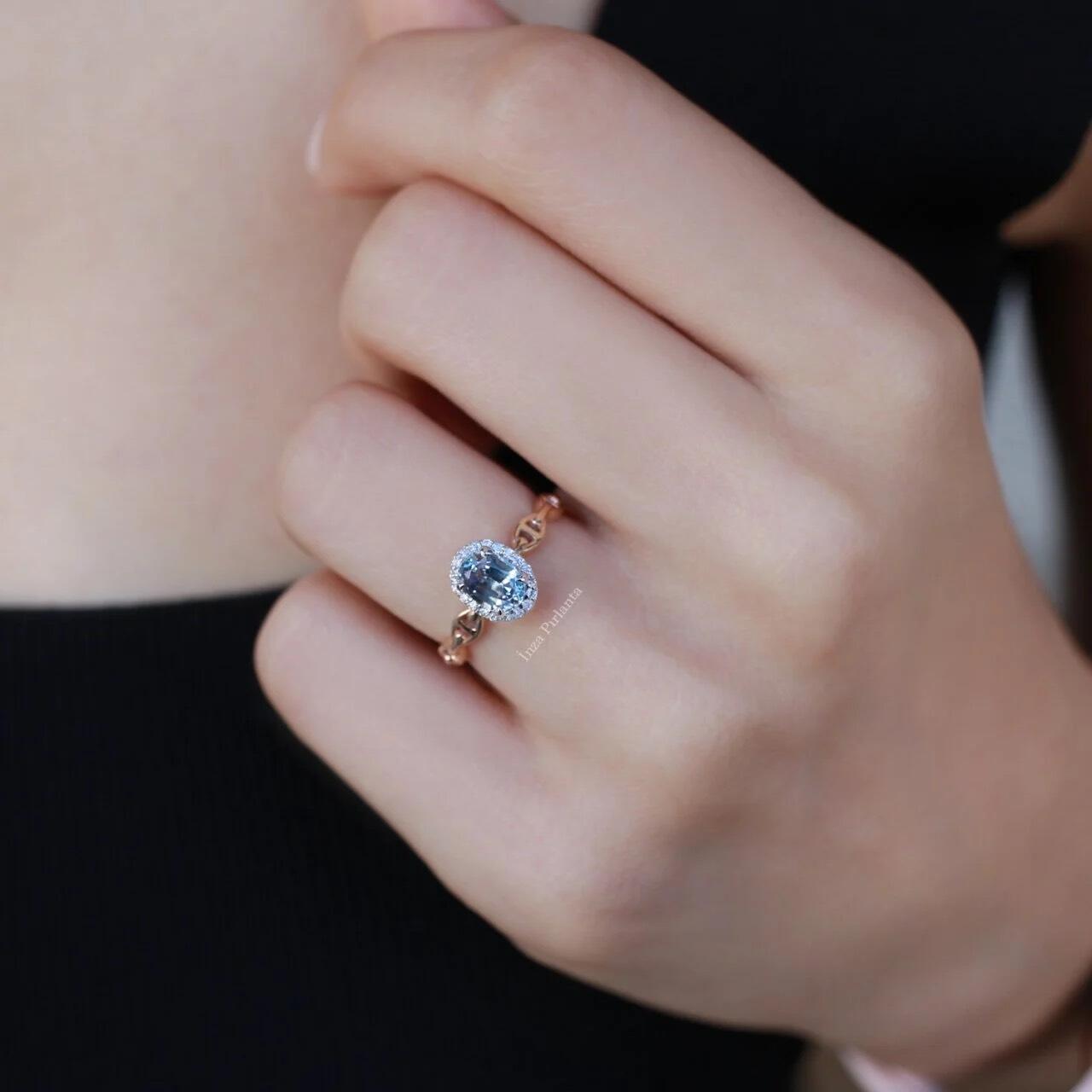 Vintage Alexandrite & Diamond Solitaire Ring