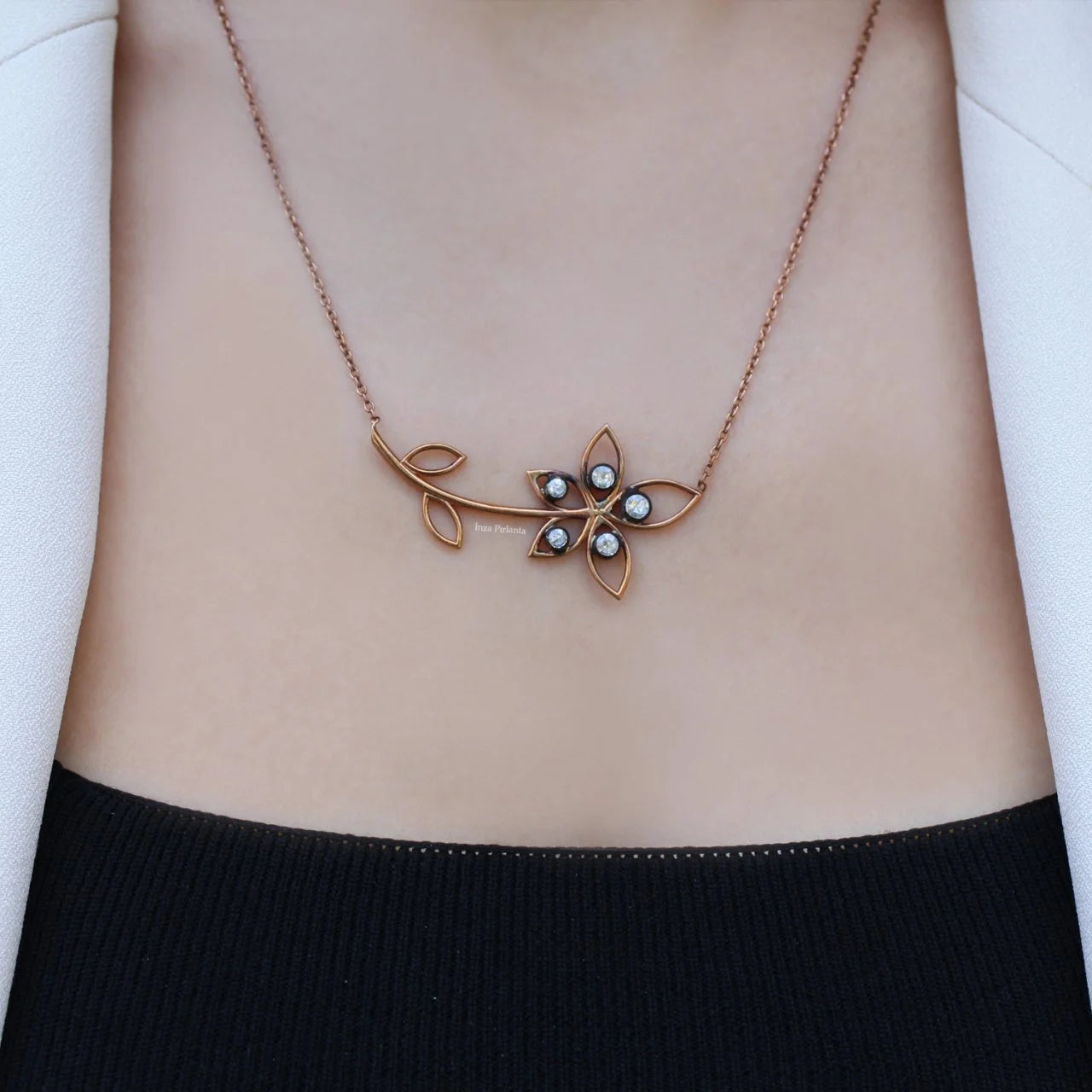 0.25 Carat Designer Diamond Necklace