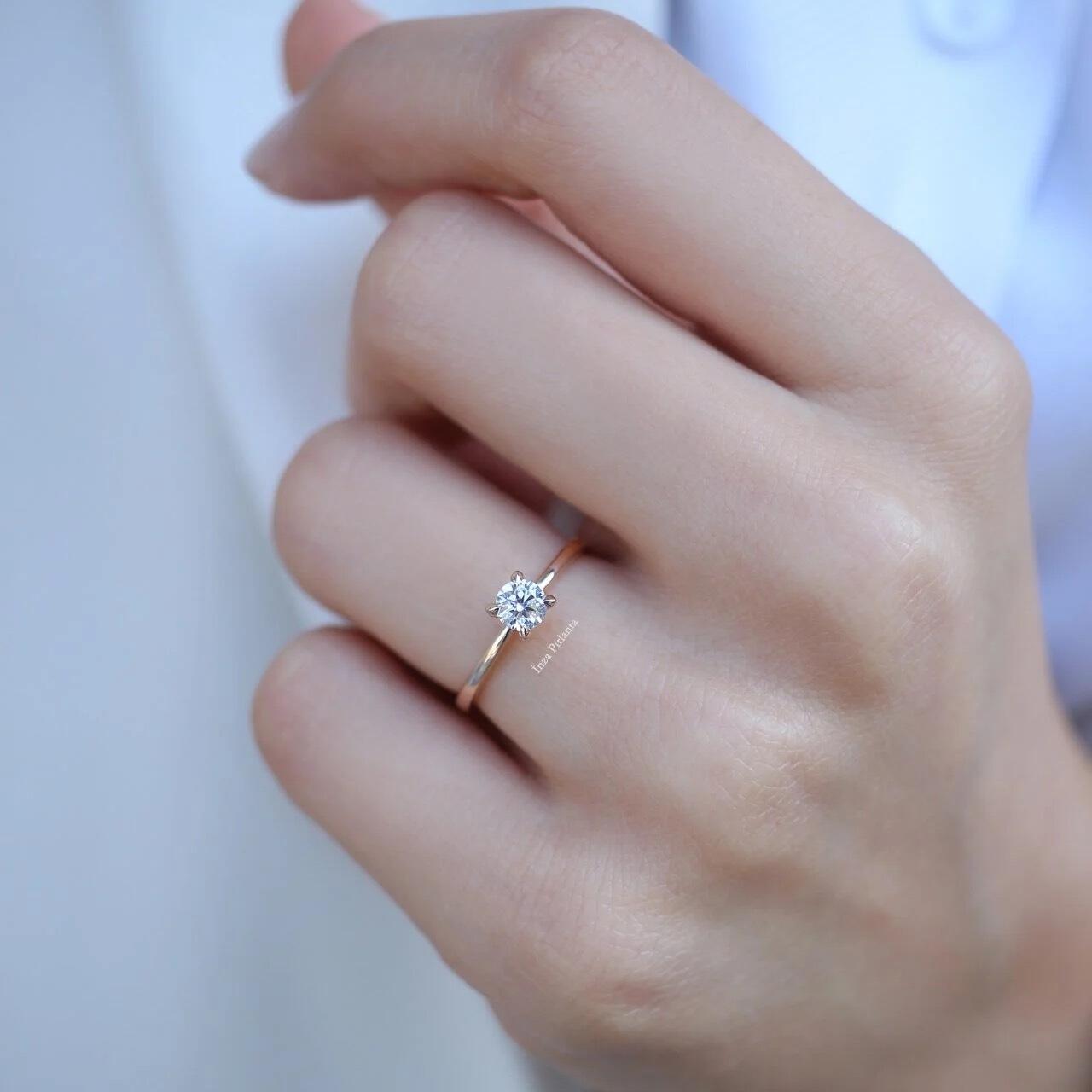 0.35 Carat Diamond Solitaire Ring