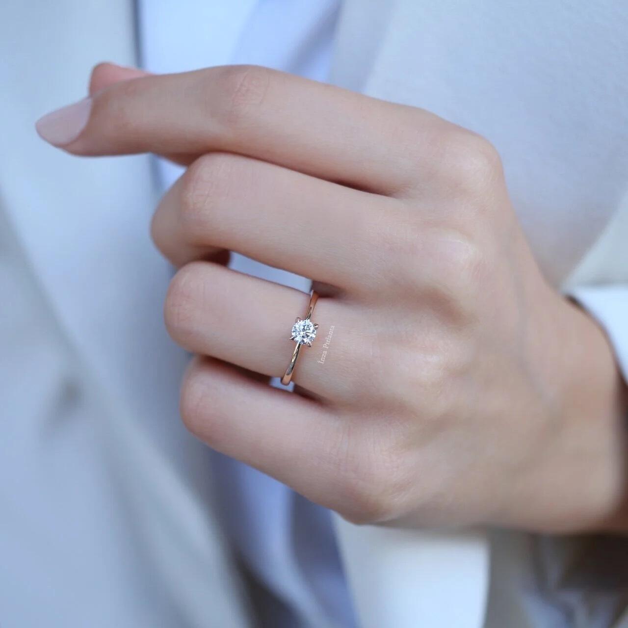 0.35 Carat Diamond Solitaire Ring