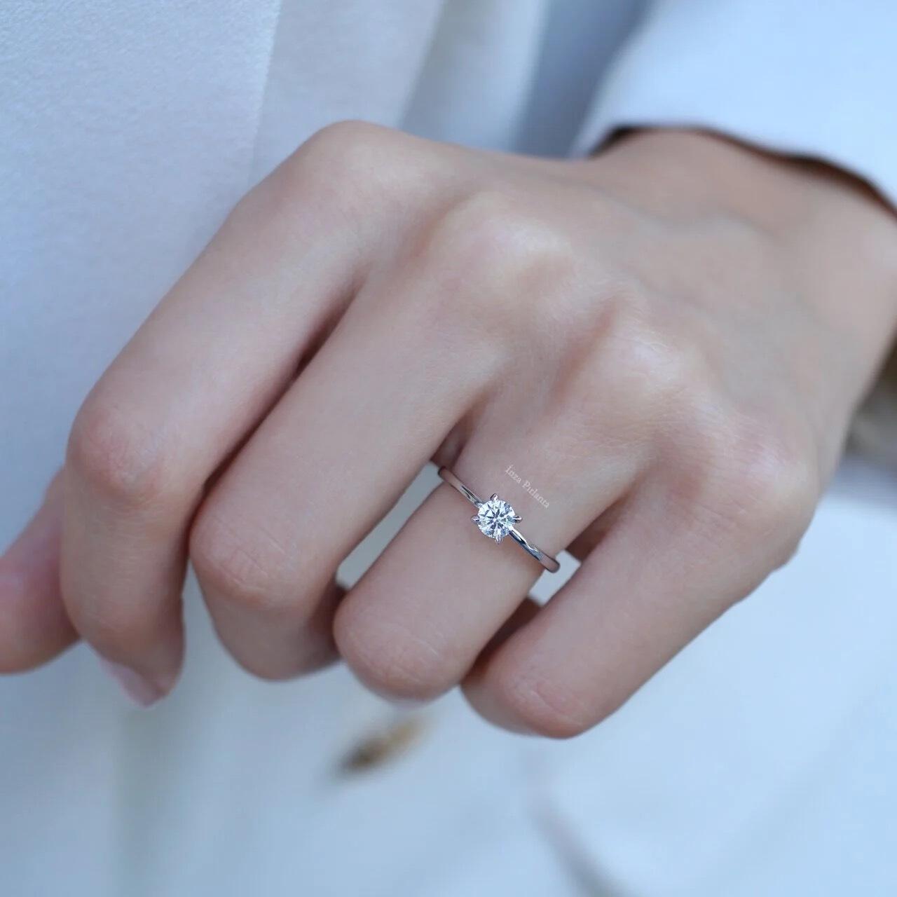 0.35 Karat Brillant Solitärring
