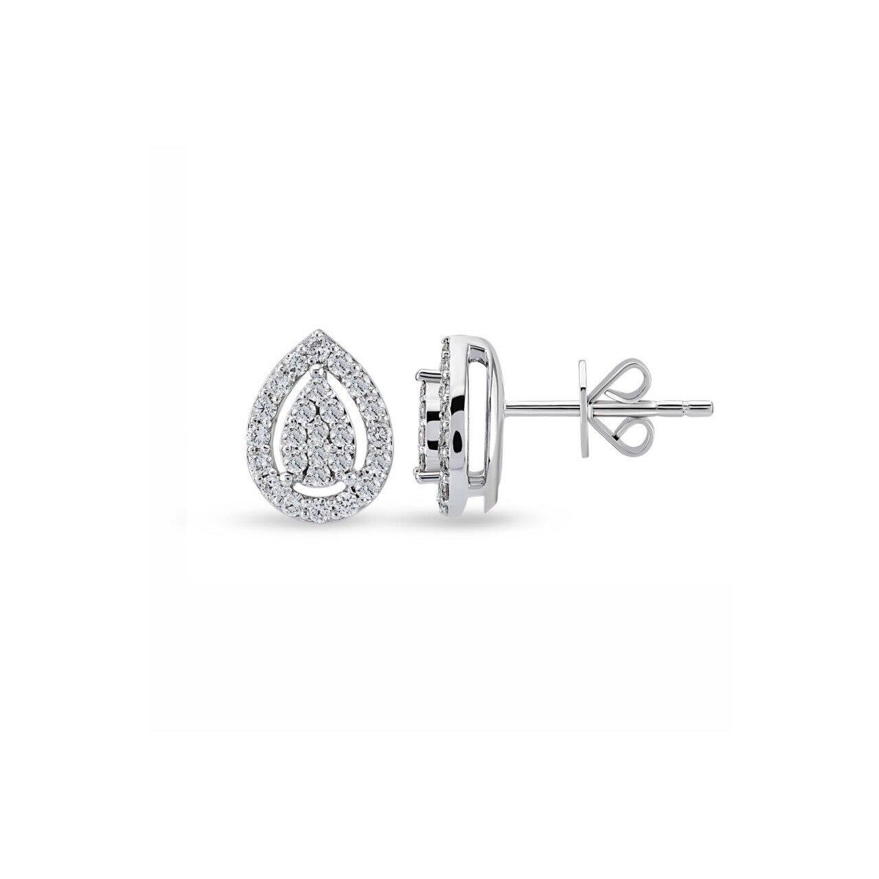 0.35 Carat Designer Diamond Earrings