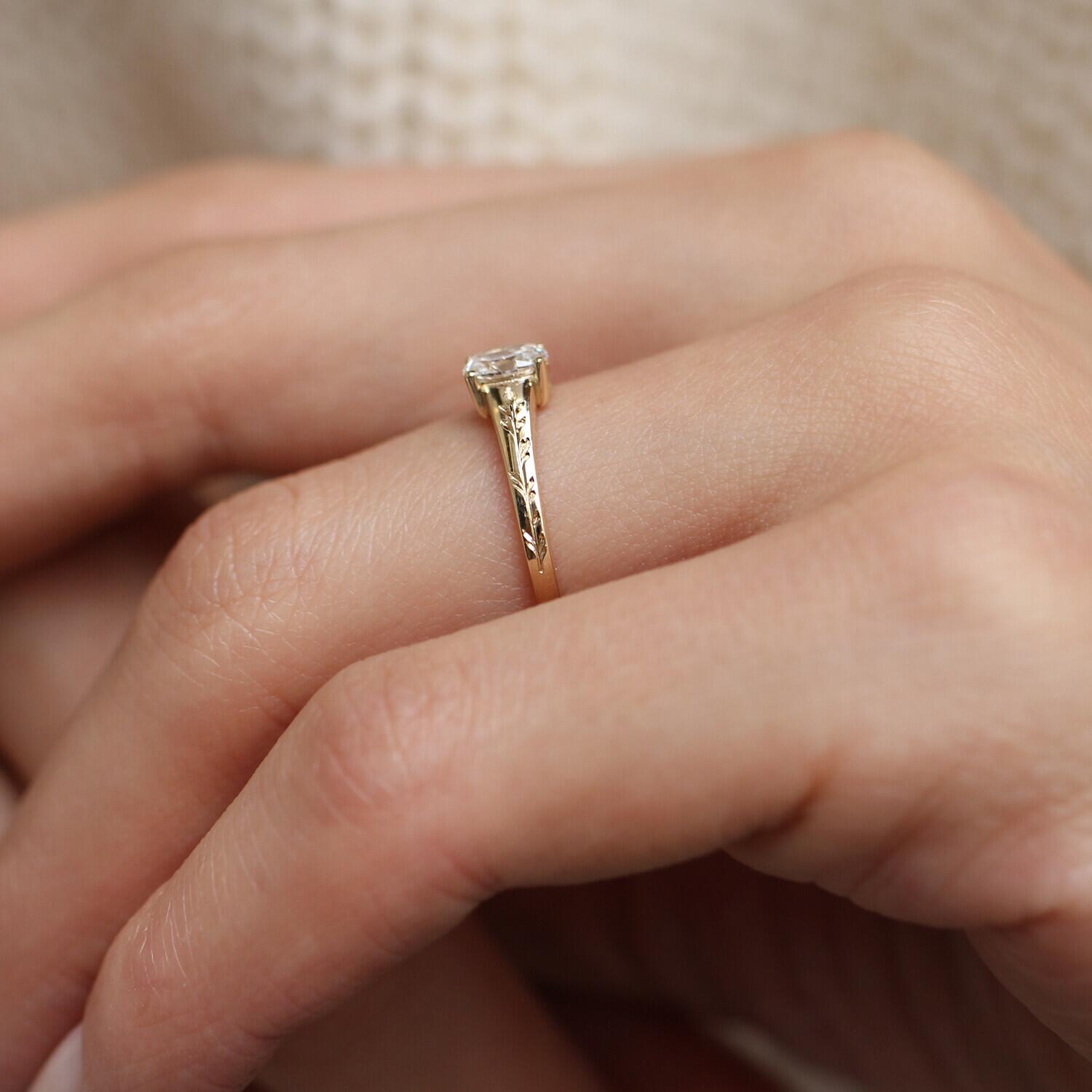 0.40 Carat Vintage Kate Design Diamond Ring