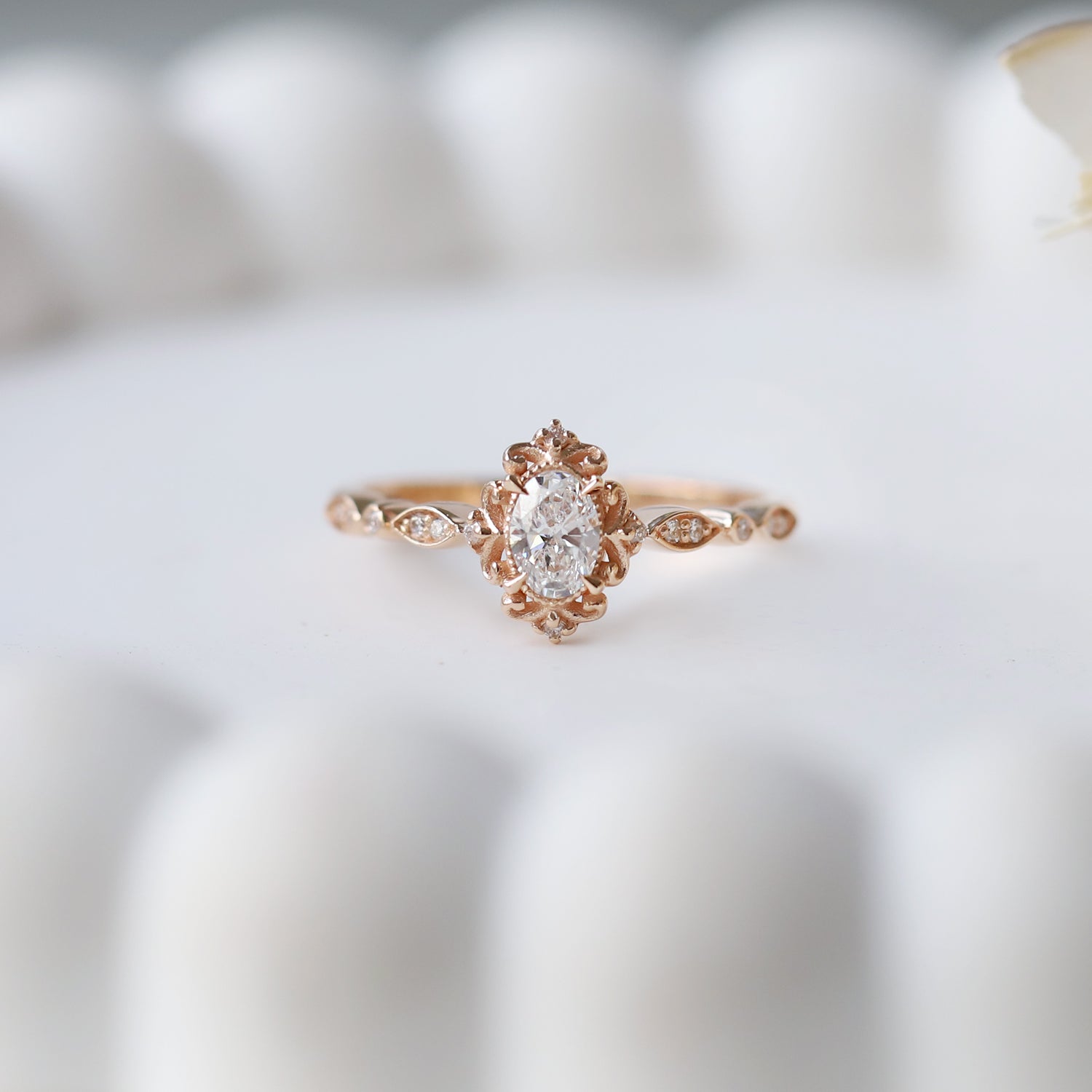 0.40 Karat Vintage Emma Diamantring