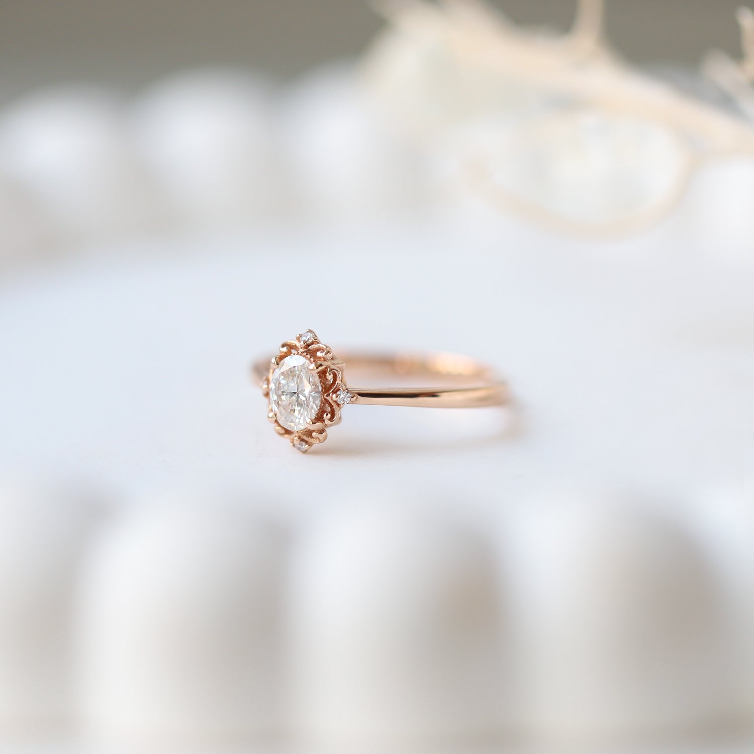 0.42 Carat Vintage Emma Design Diamond Ring