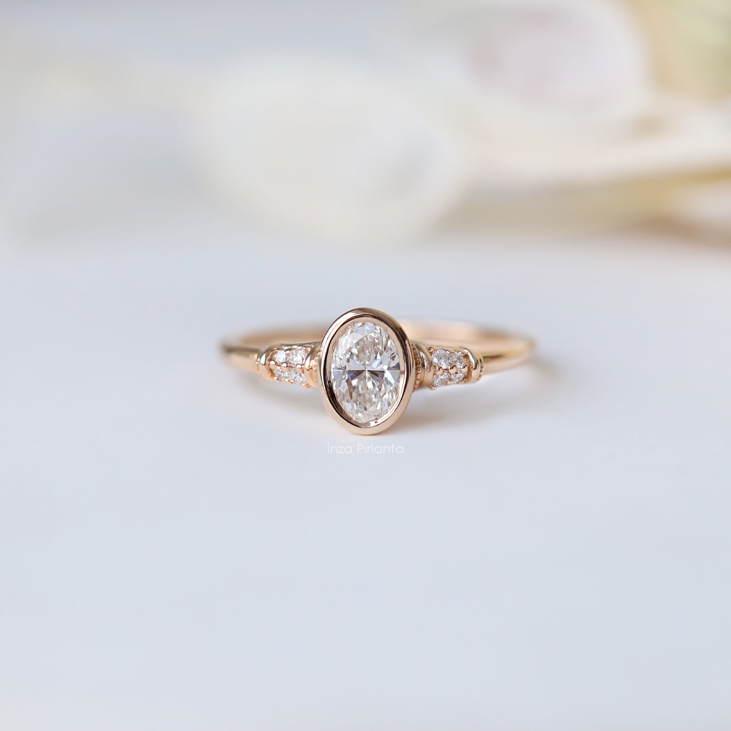 0.45 Carat F SI2 GIA Certified Vintage Helen Diamond Ring