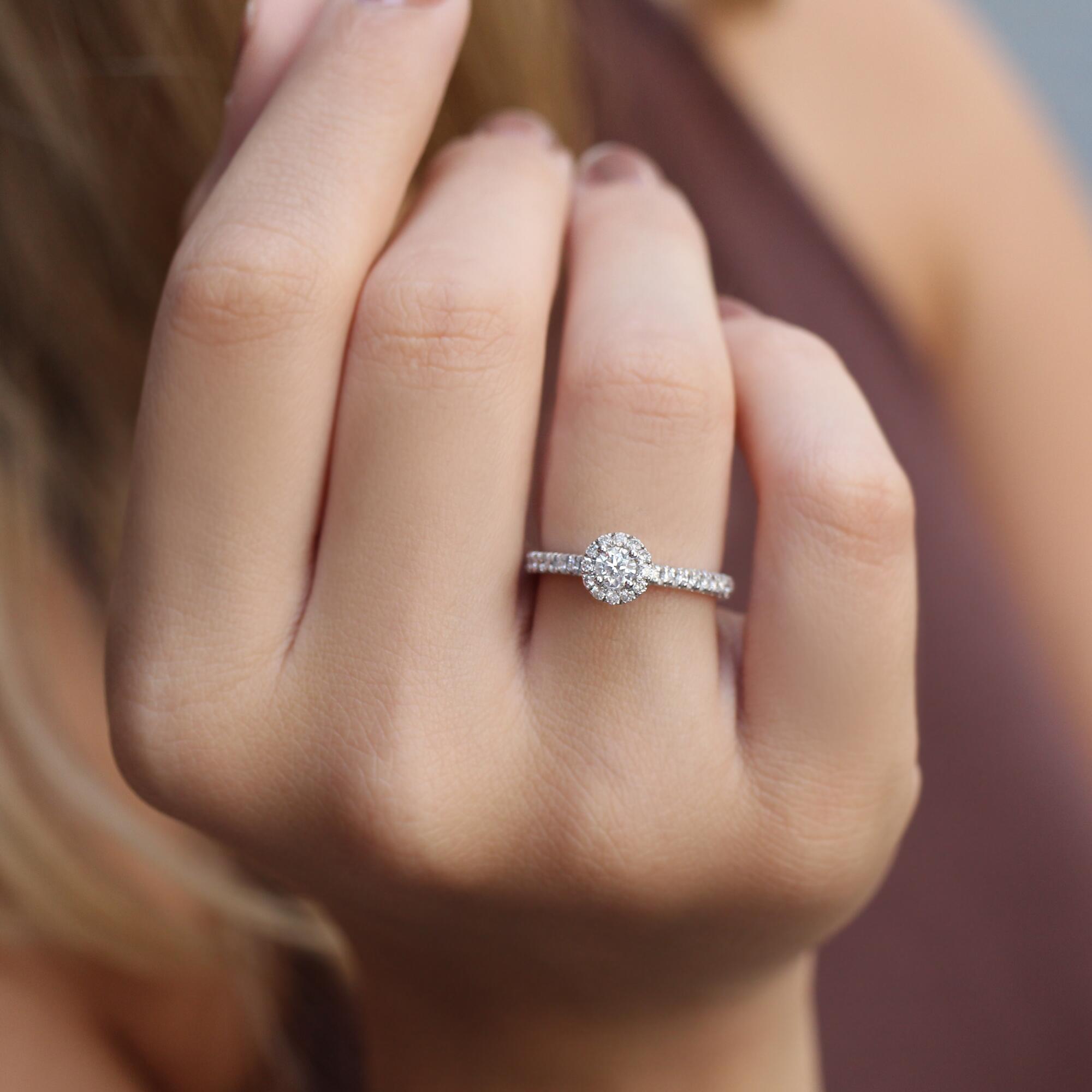 0.45 Carat Solitaire Diamond Ring
