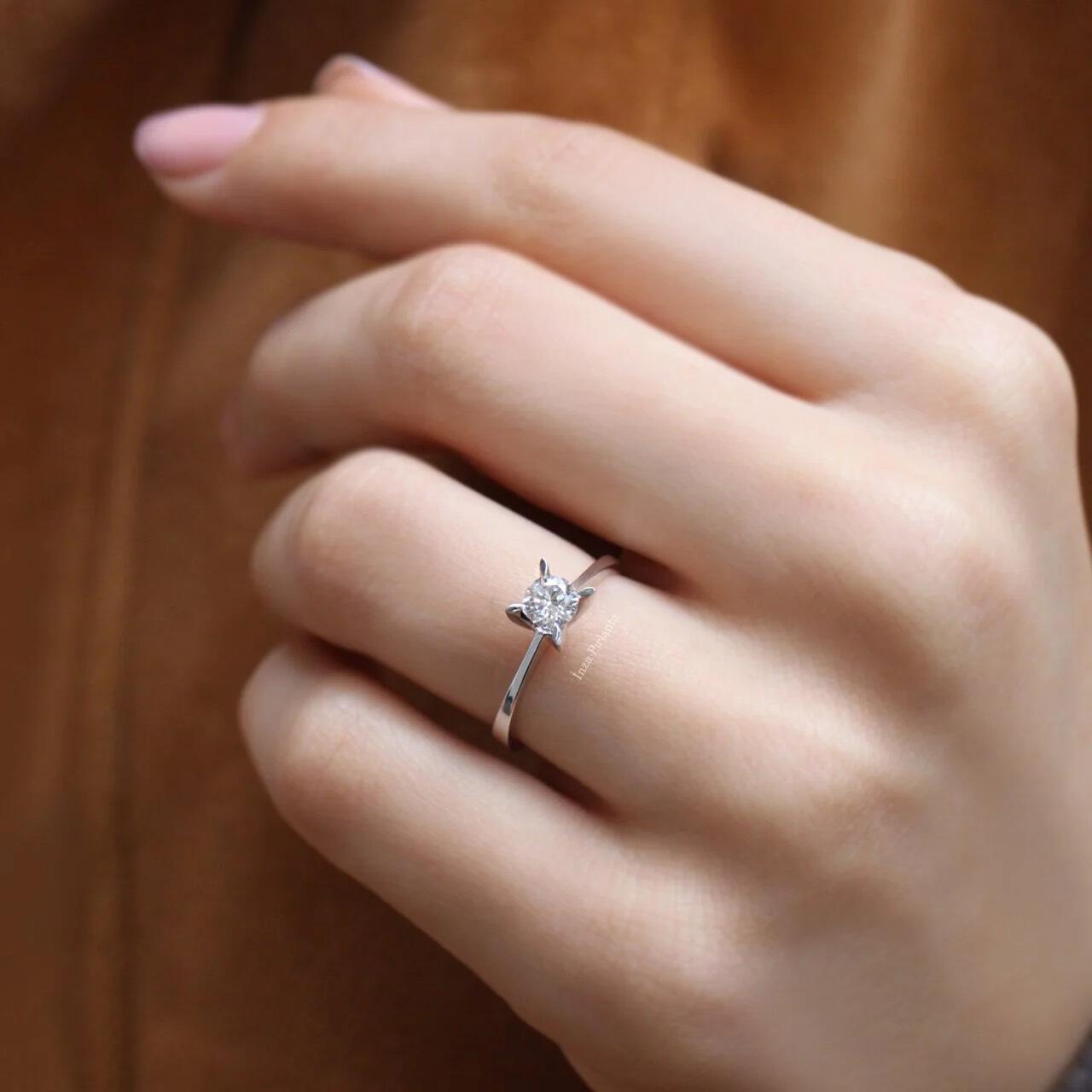 0.45 Carat Diamond Solitaire Ring