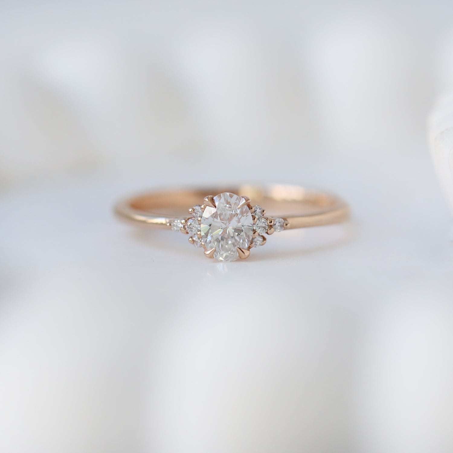 0.45 Karat Vintage Design Mina Diamantring