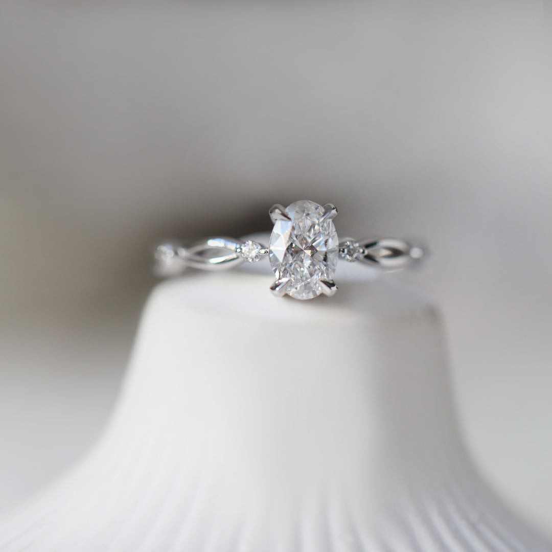 0.55 Carat Vintage Nina Design Diamond Ring