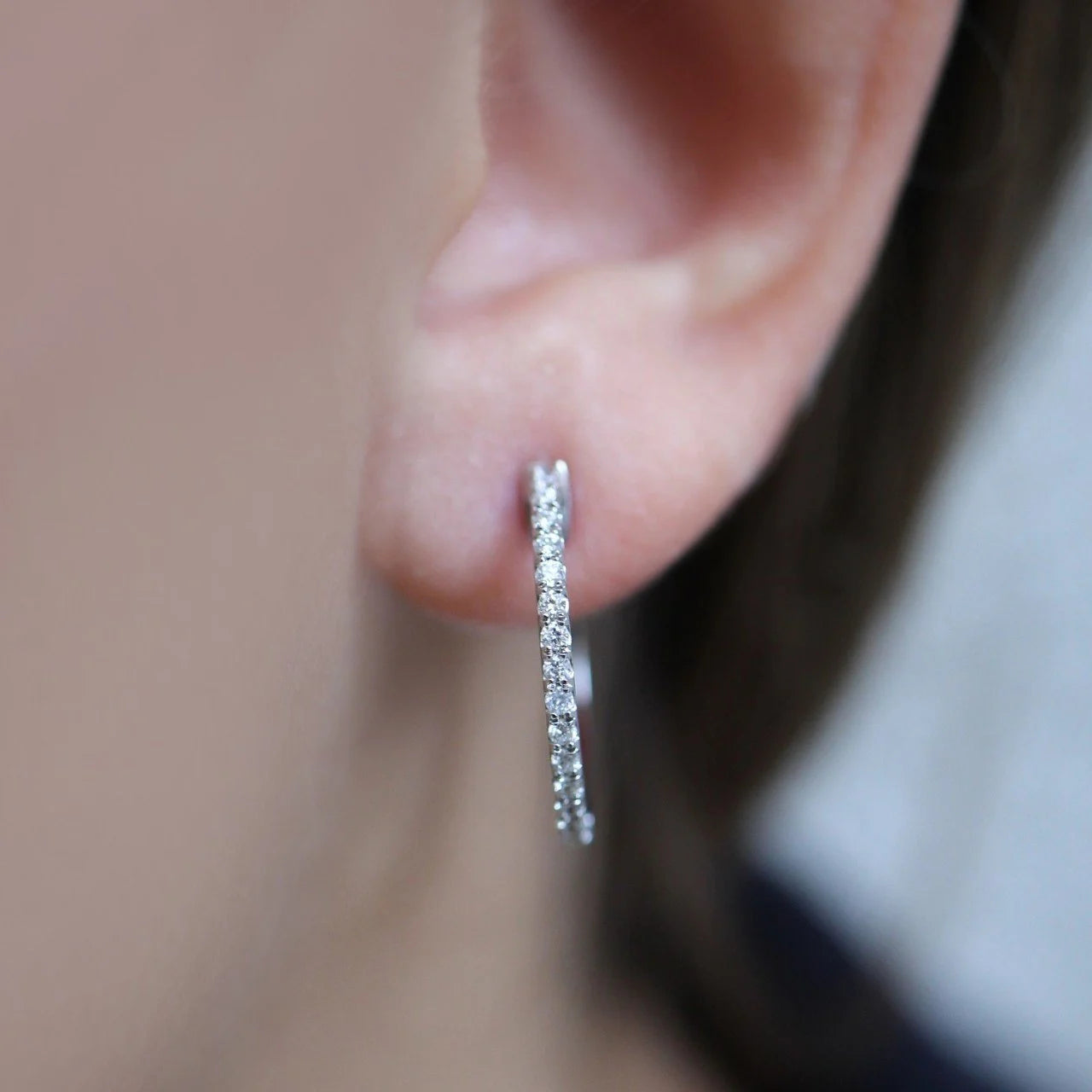 0.60 Carat Custom Design Diamond Earrings