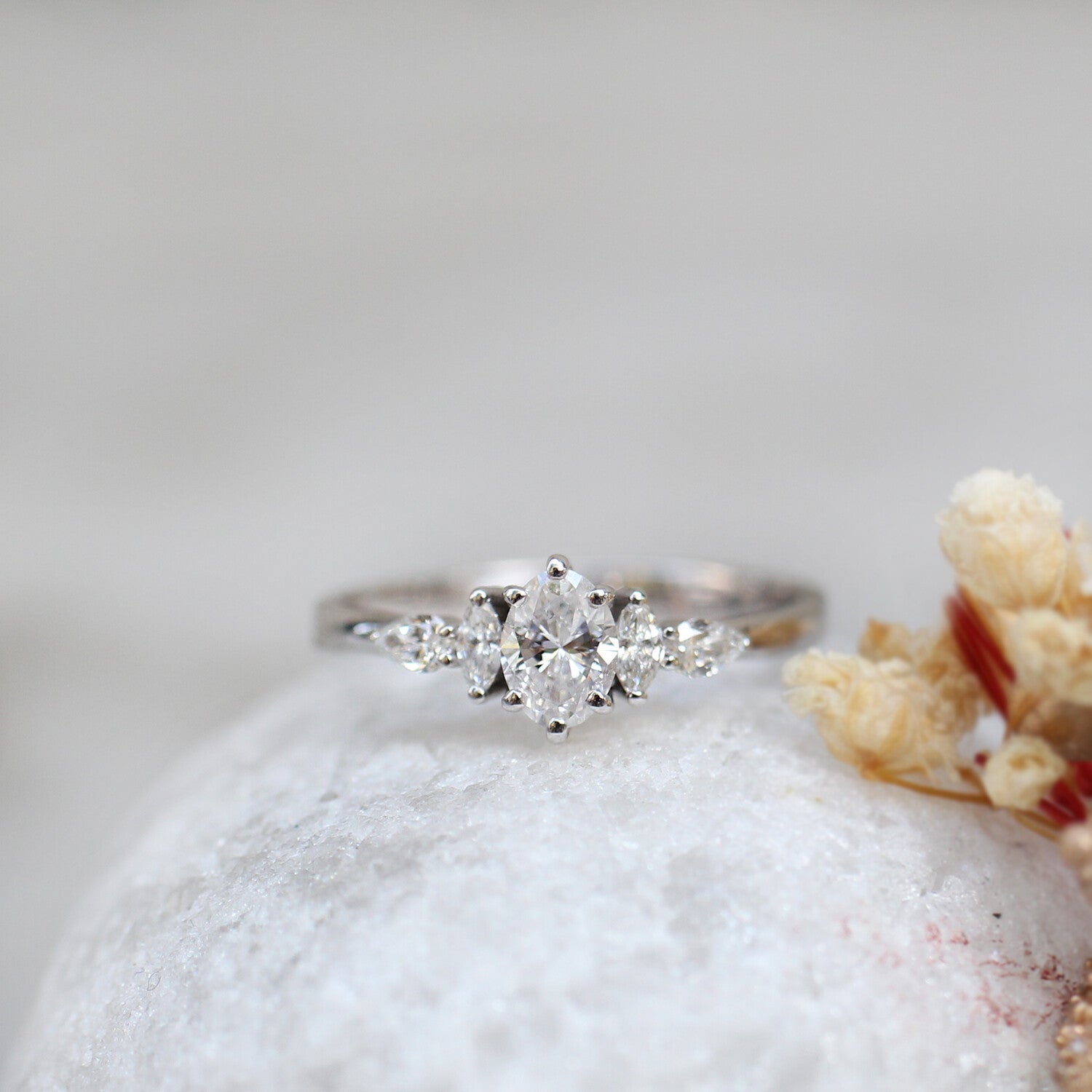 0.60 Carat Vintage Diana Diamond Ring