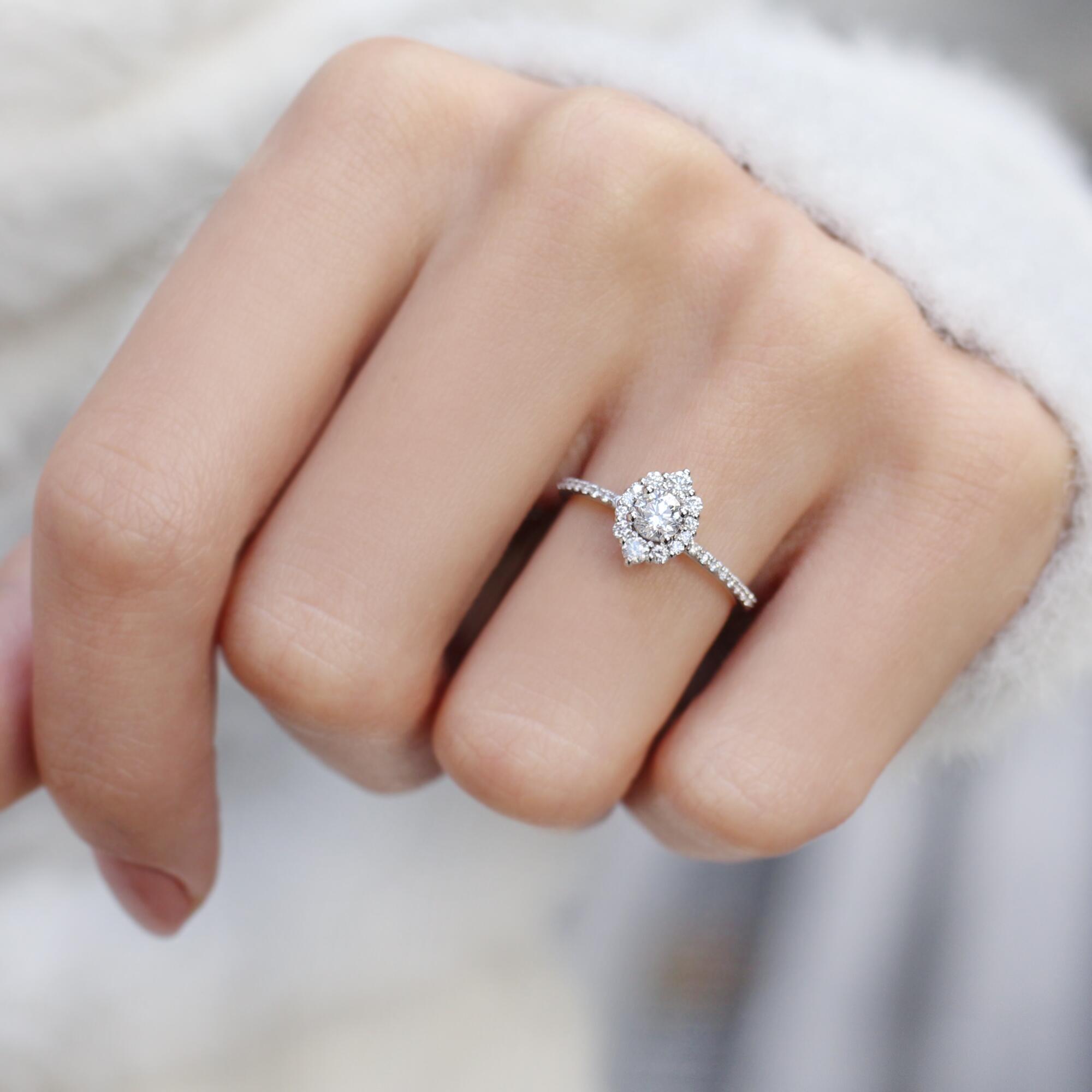 0.60 Carat Vintage Lina Design Diamond Ring