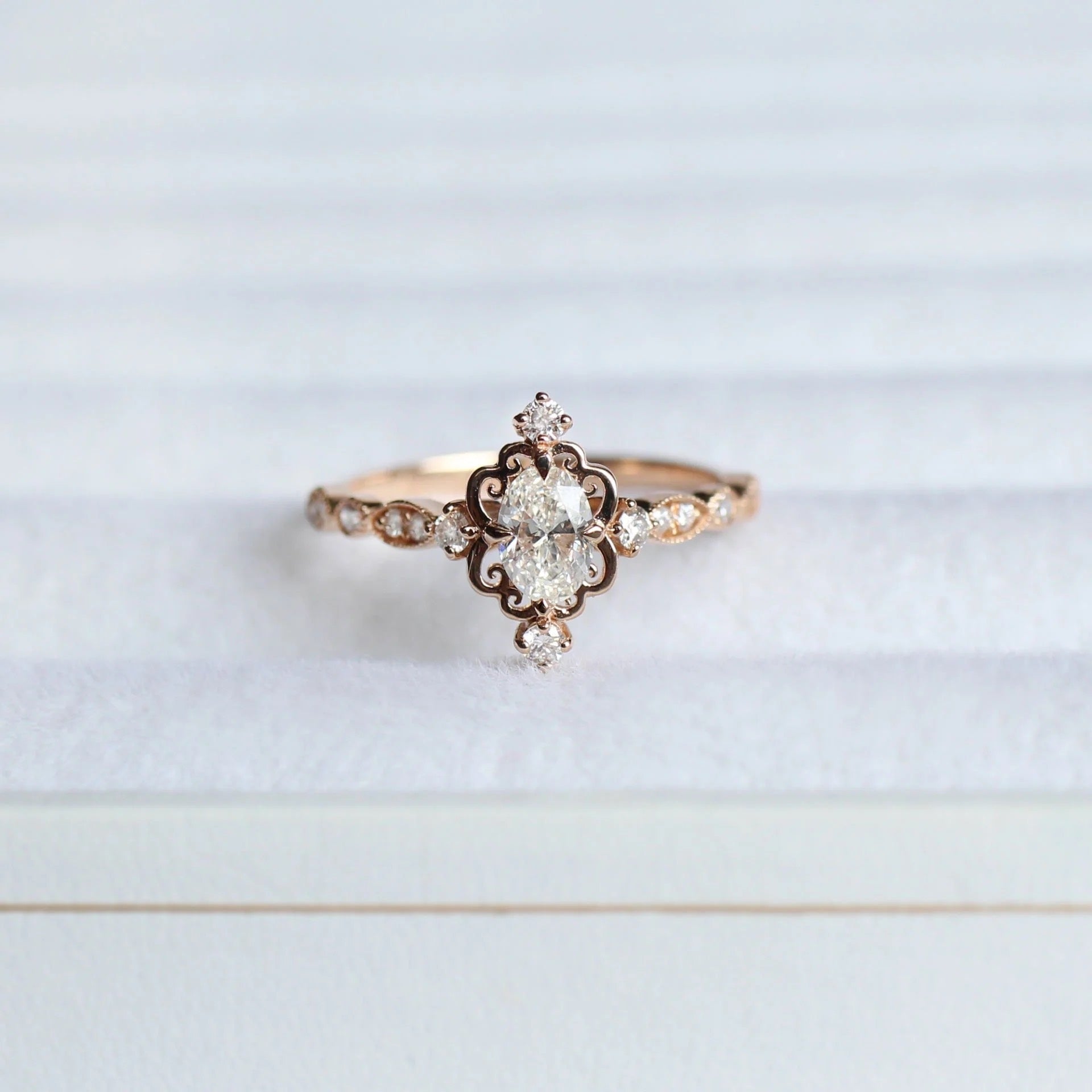 0.60 Carat Vintage Mia Design Diamond Ring
