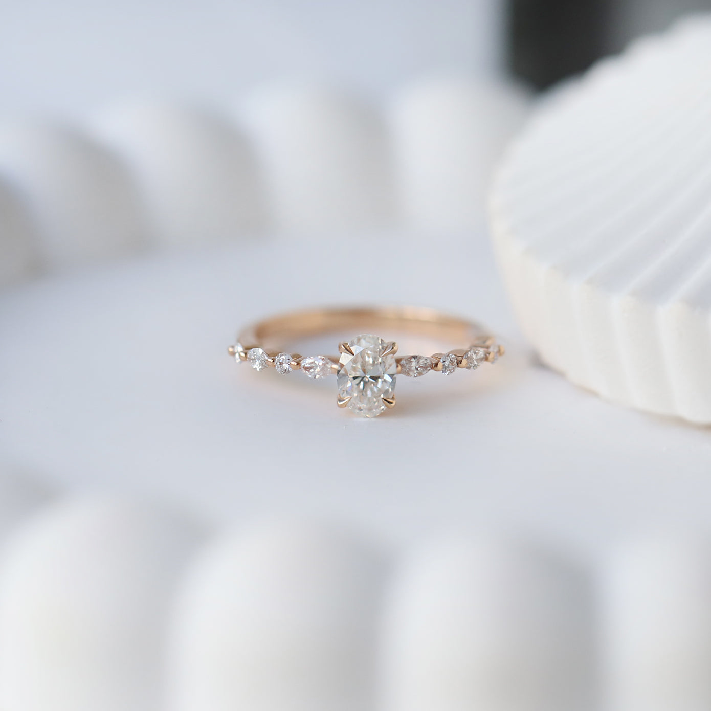 0.70 Carat G VS2 GIA Certified Vintage Elena Diamond Ring