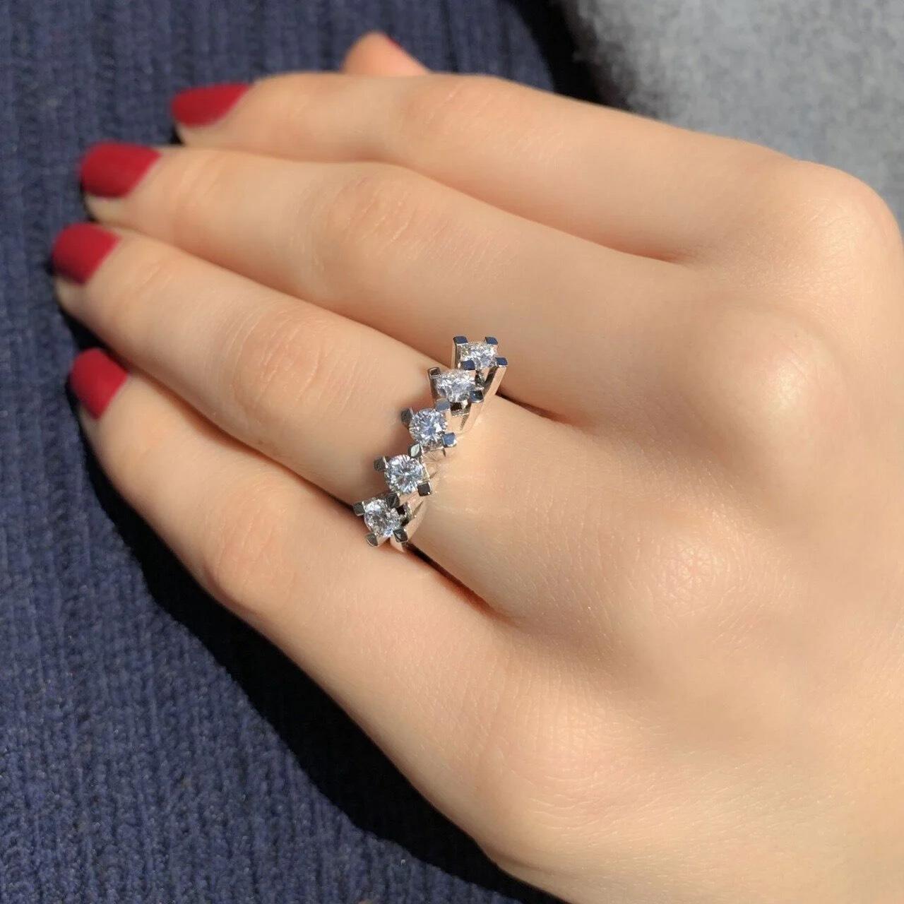 0.75 Carat Diamond Five-Stone Ring