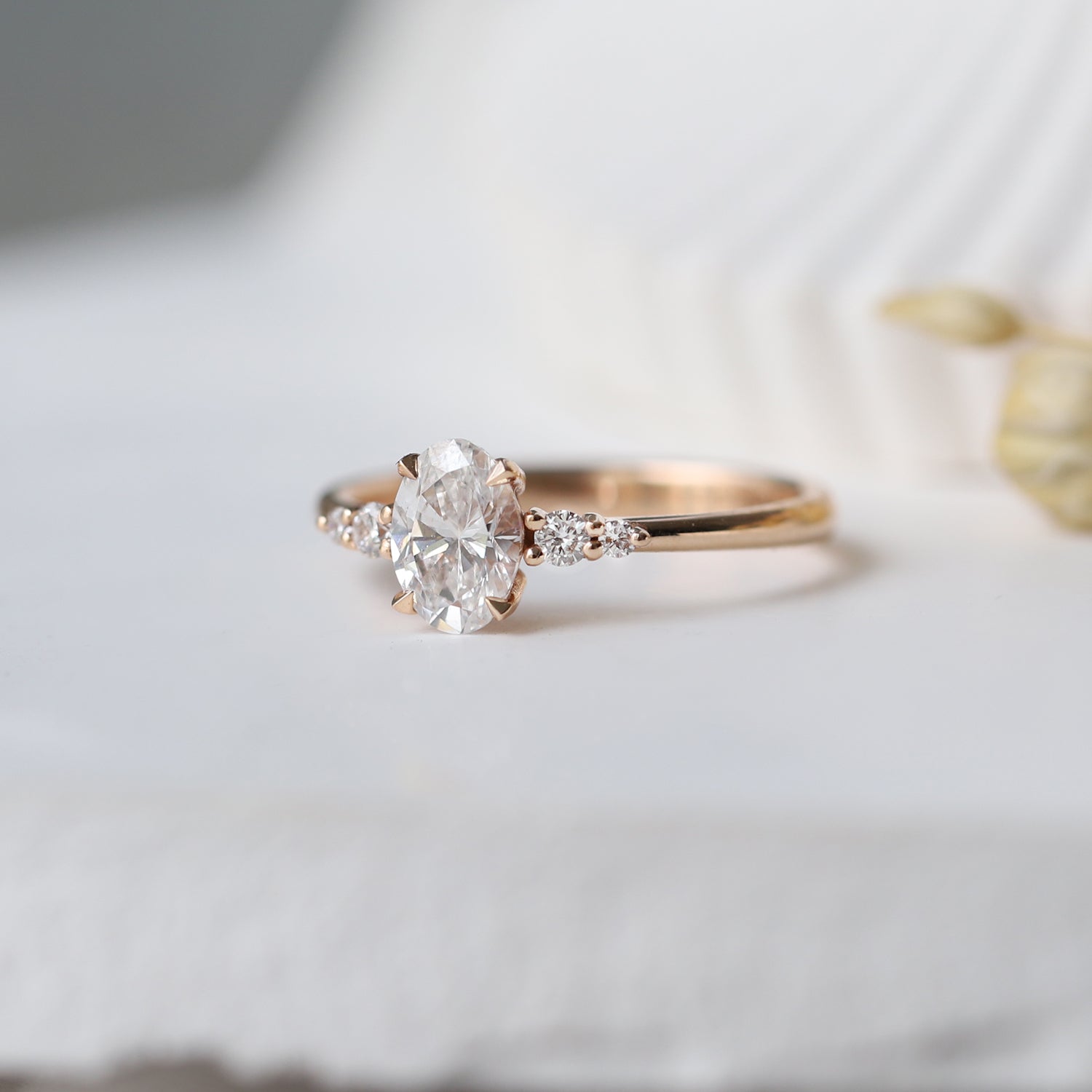 0.80 Carat D SI2 GIA Certified Vintage Design Diamond Ring