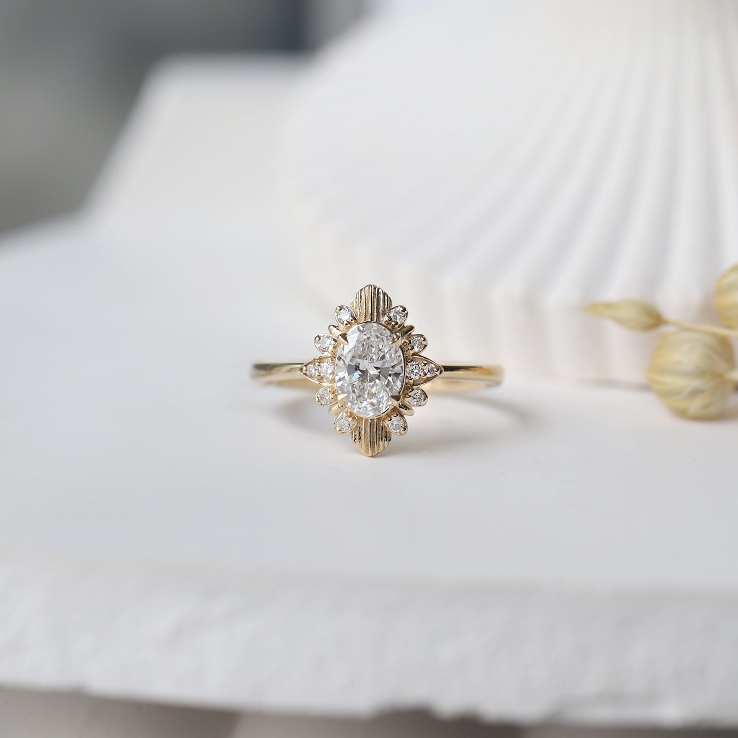 0.80 Carat F SI2 GIA Certified Designer Solitaire Ring