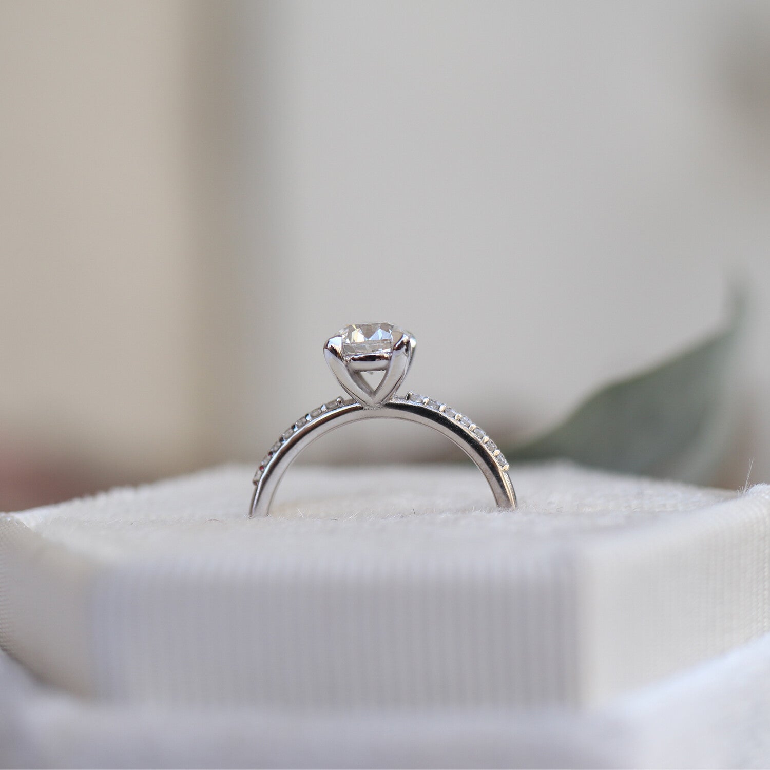 0.80 Carat Solitaire Diamond Ring