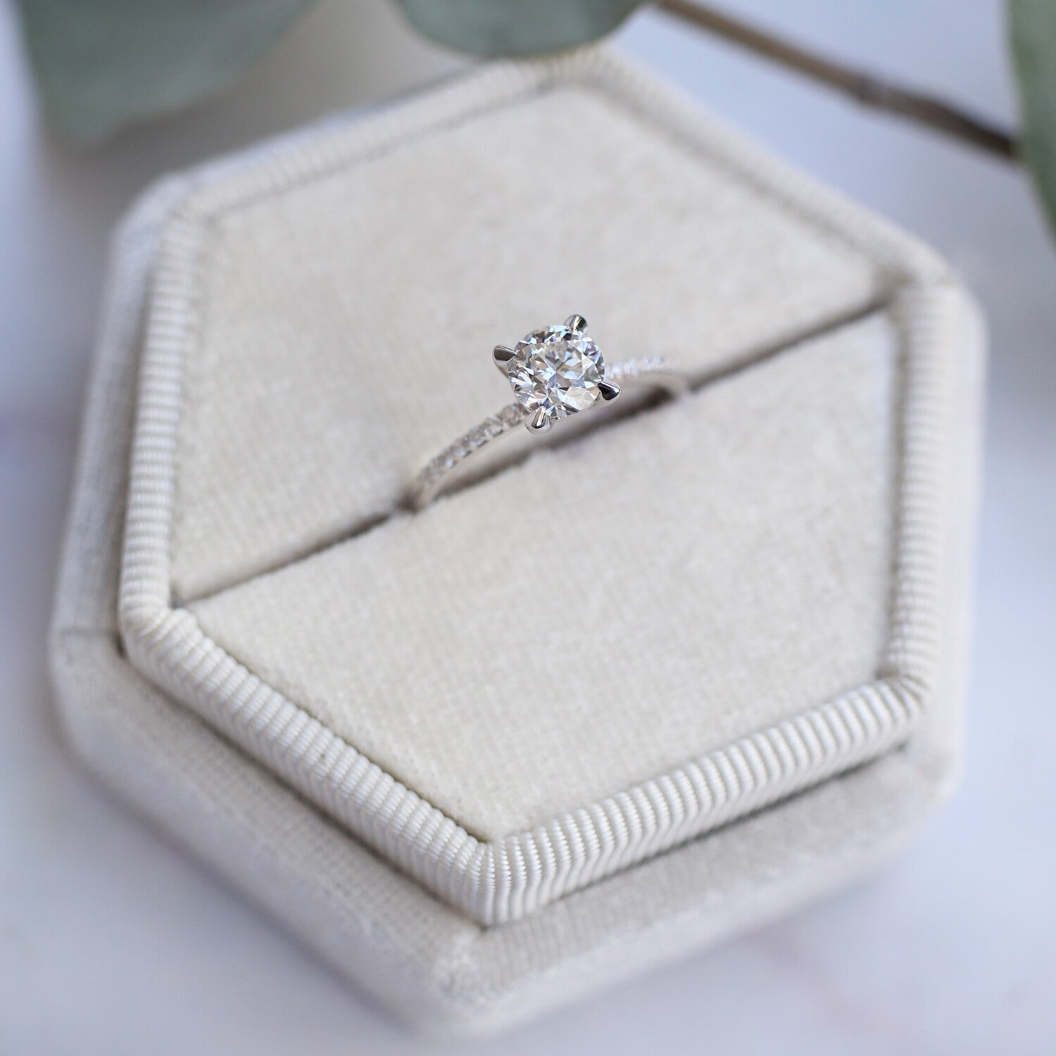 0.80 Carat Solitaire Diamond Ring