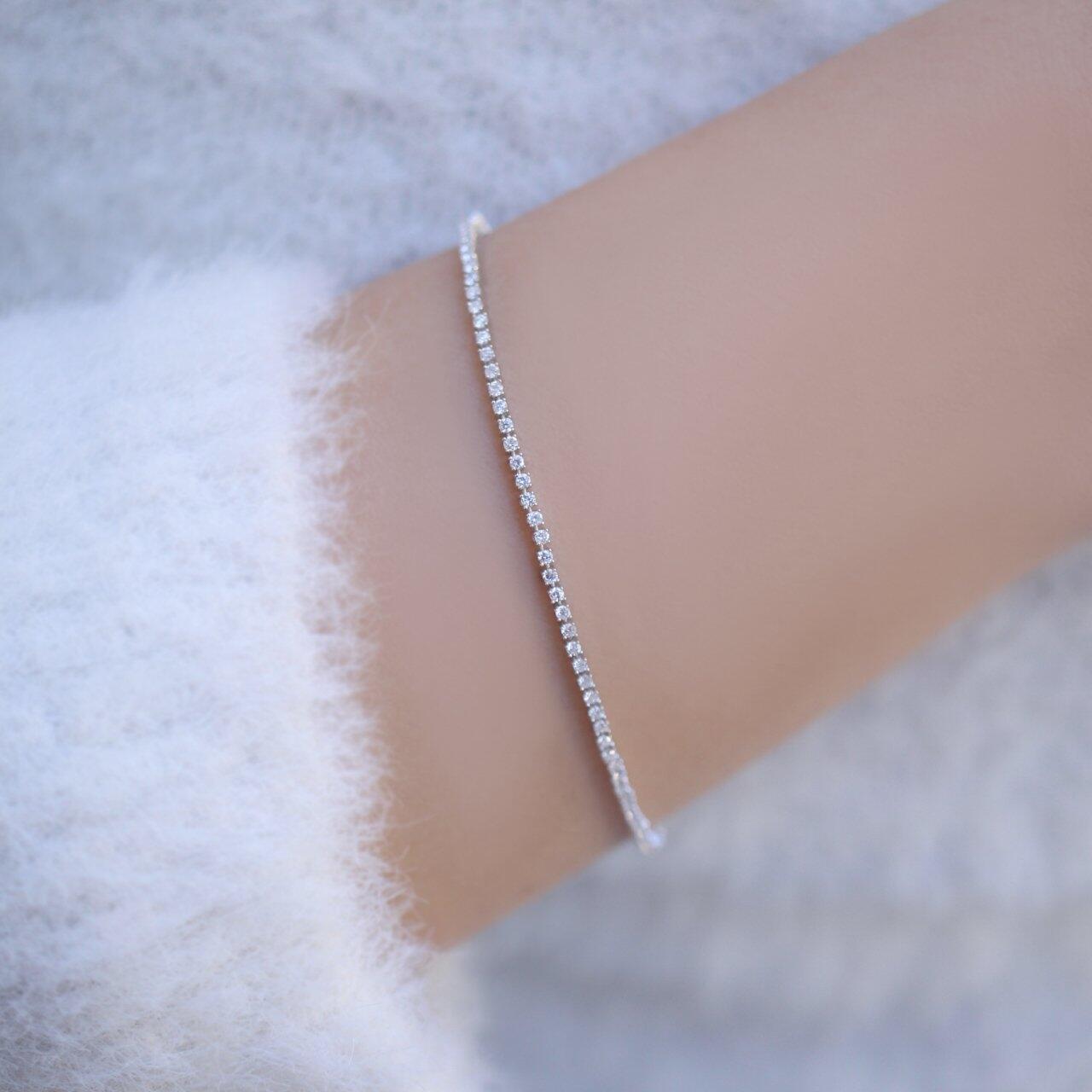 1.50 Carat Diamond River Bracelet