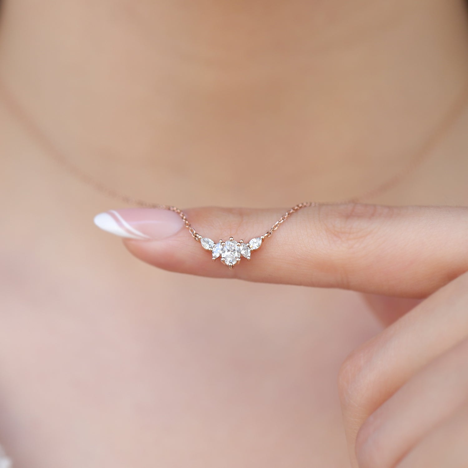 1.00 Karat Designer Diana Diamant-Set