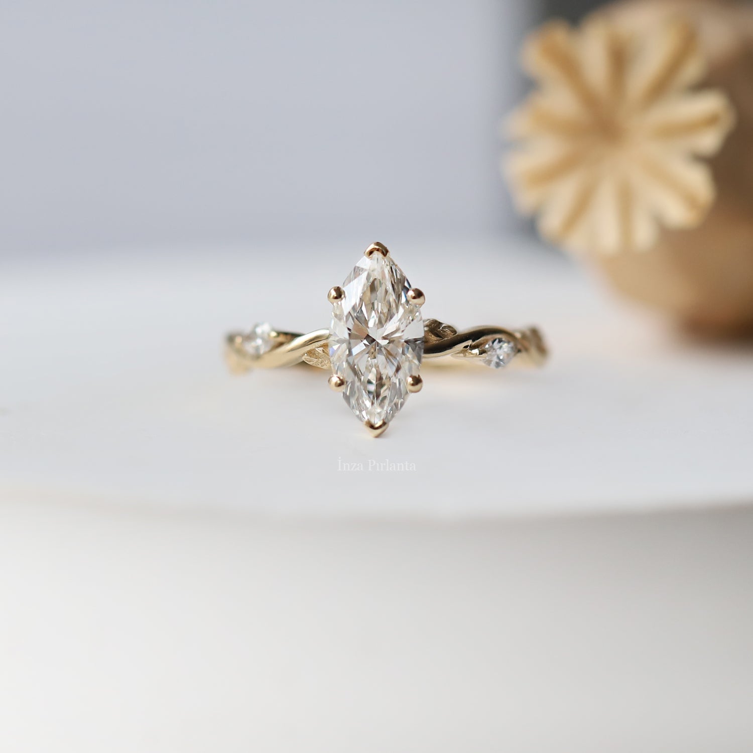 1.05 Carat D SI2 GIA Certified Vinea Diamond Solitaire Ring