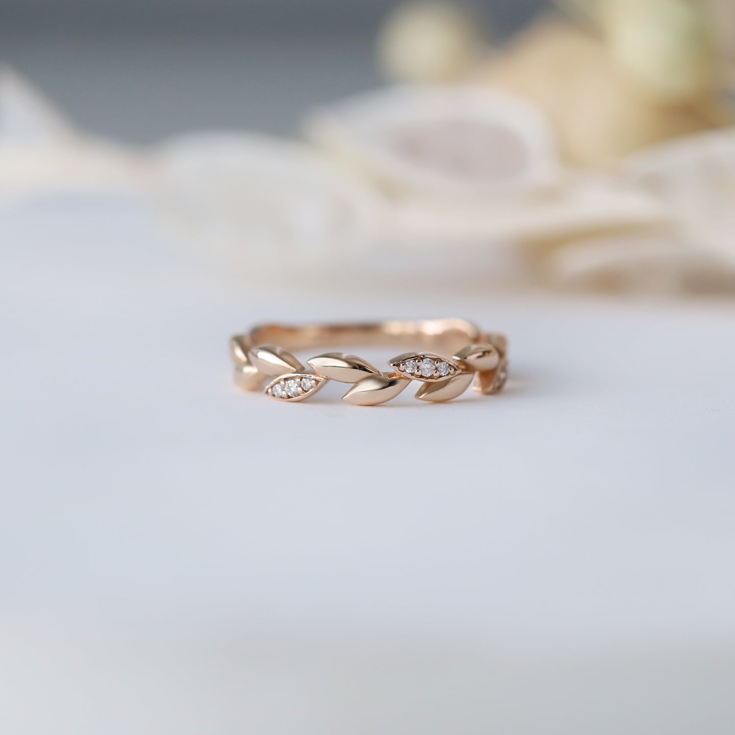 14K Gold Diamond Vanessa Wedding Ring