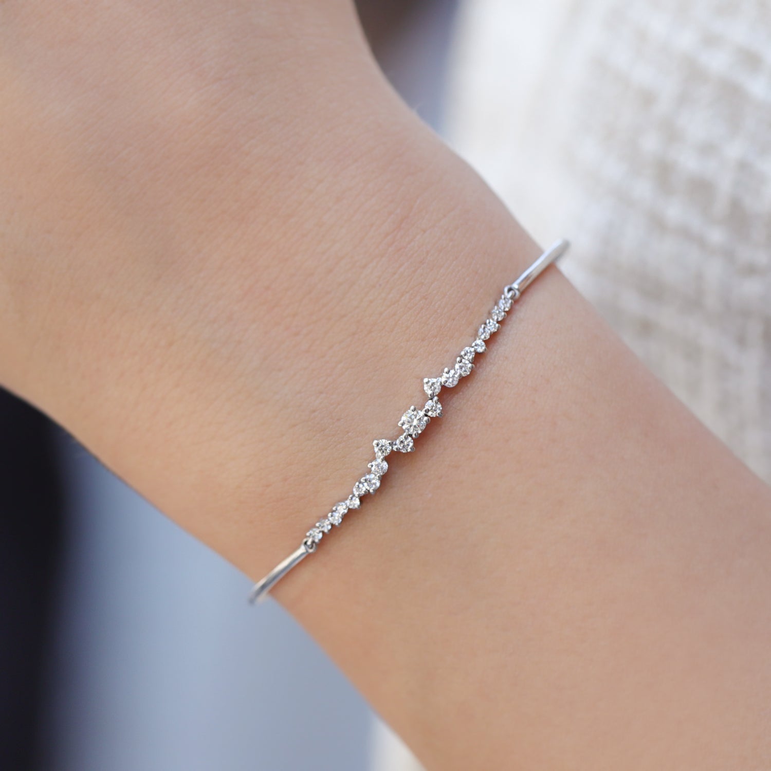 1,50 Karat Design-Diamant-Asymmetrie-Set