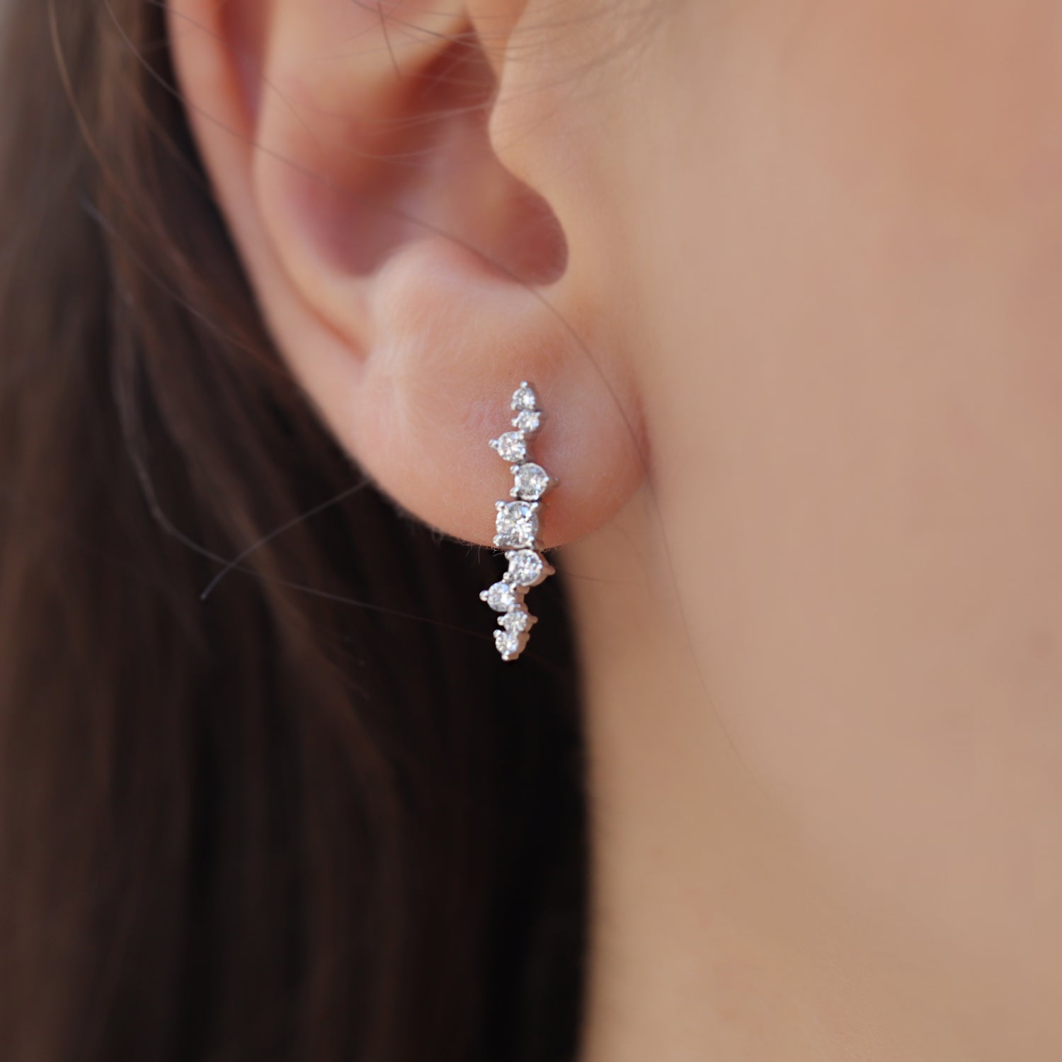 1,50 Karat Design-Diamant-Asymmetrie-Set