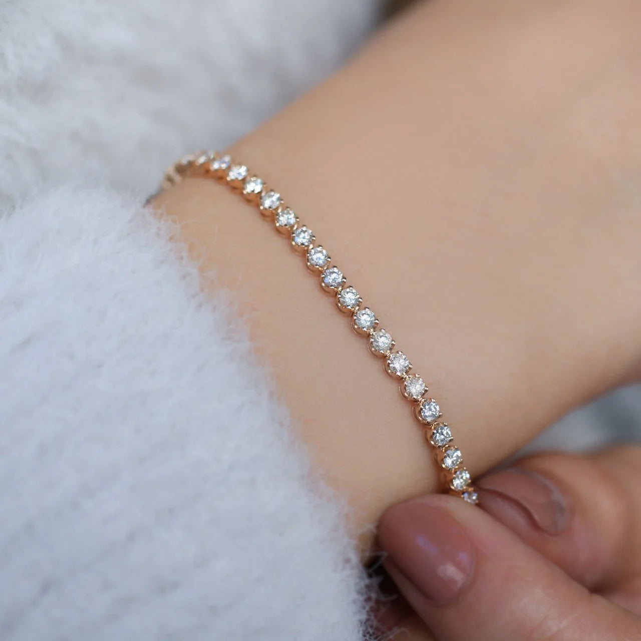 2.50 Carat Diamond Tennis Bracelet